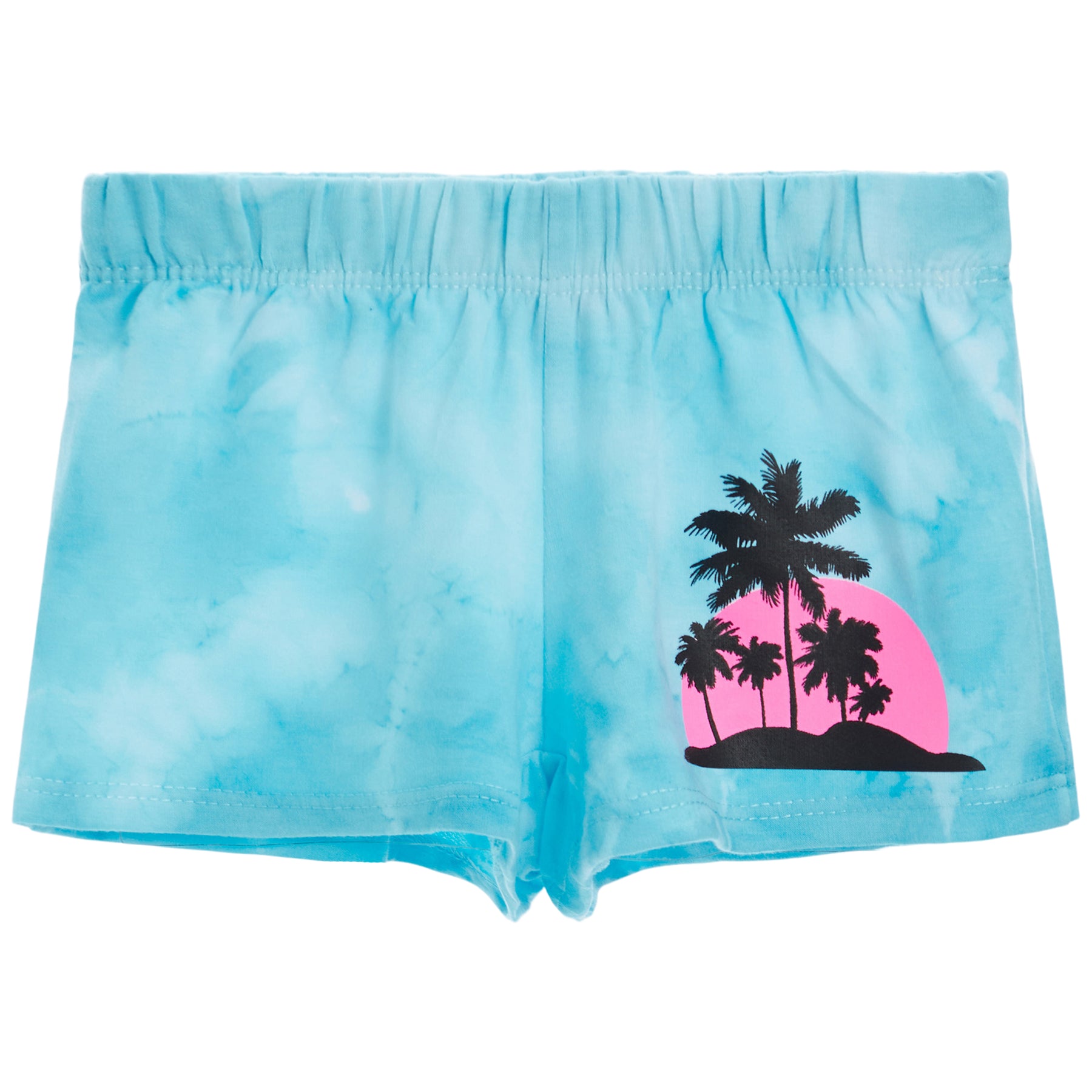 Tie Dye Short w/Santa Monica Pier Mini Icon on Hip