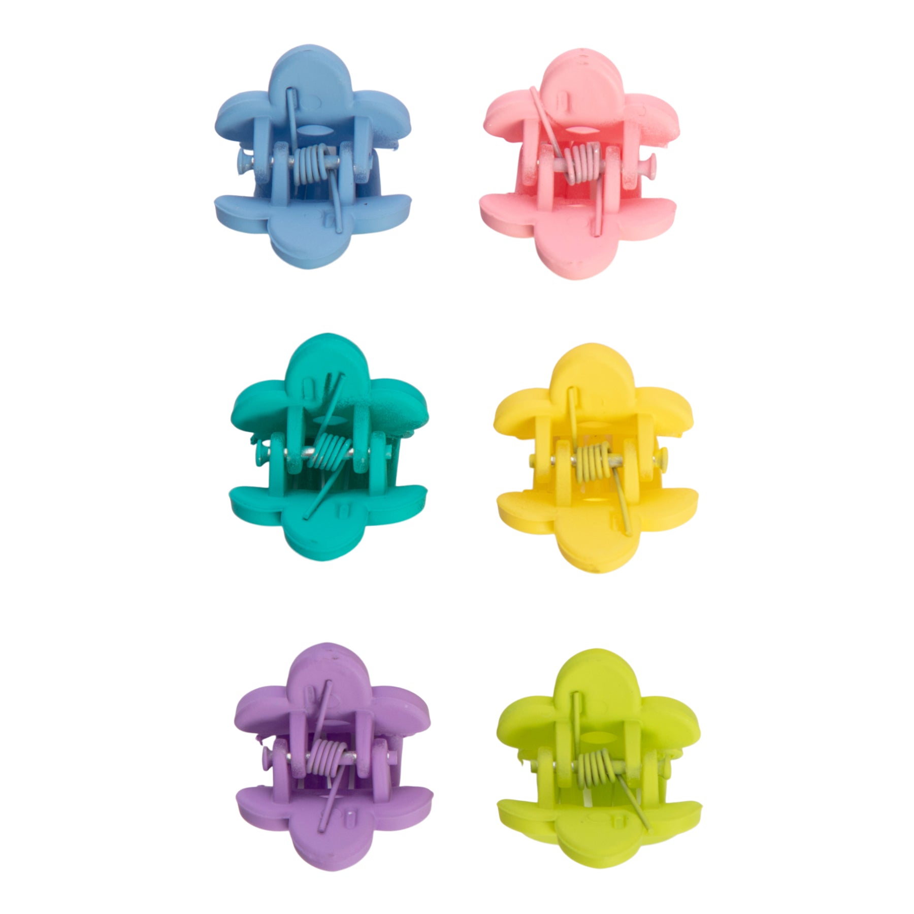 Set of 6 Small Bright Daffodil Clips