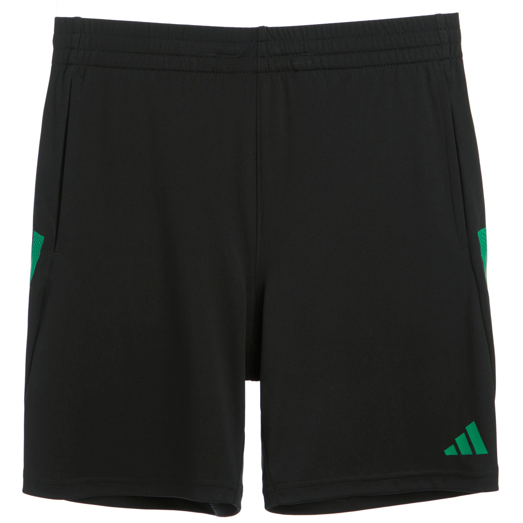 Bold 3 Stripe Short -In Black-Green