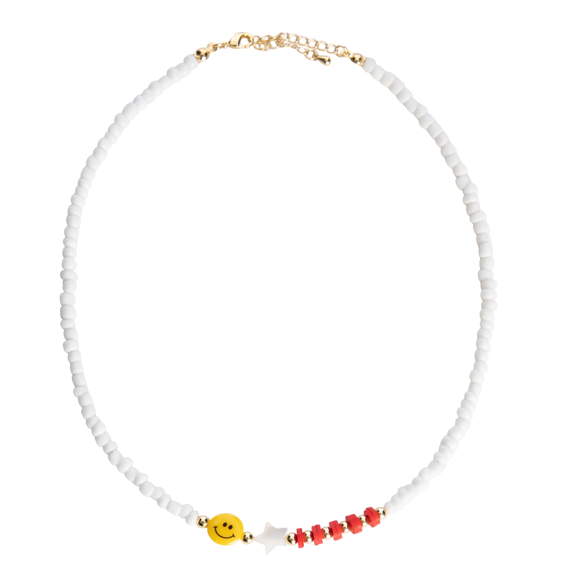 Camp Smile And Star Necklace