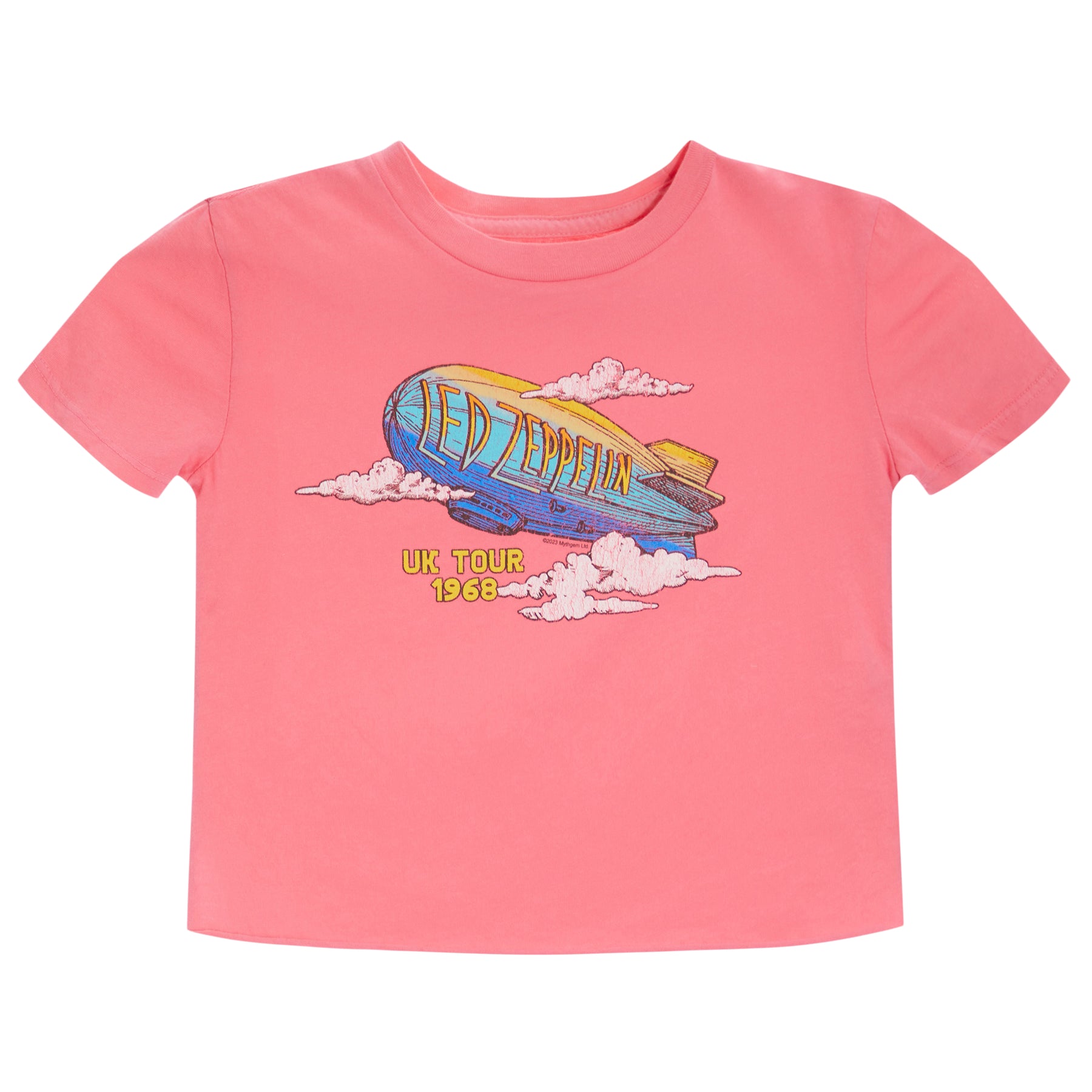 Led Zeppelin Organic S/S Not Quite Crop Tee