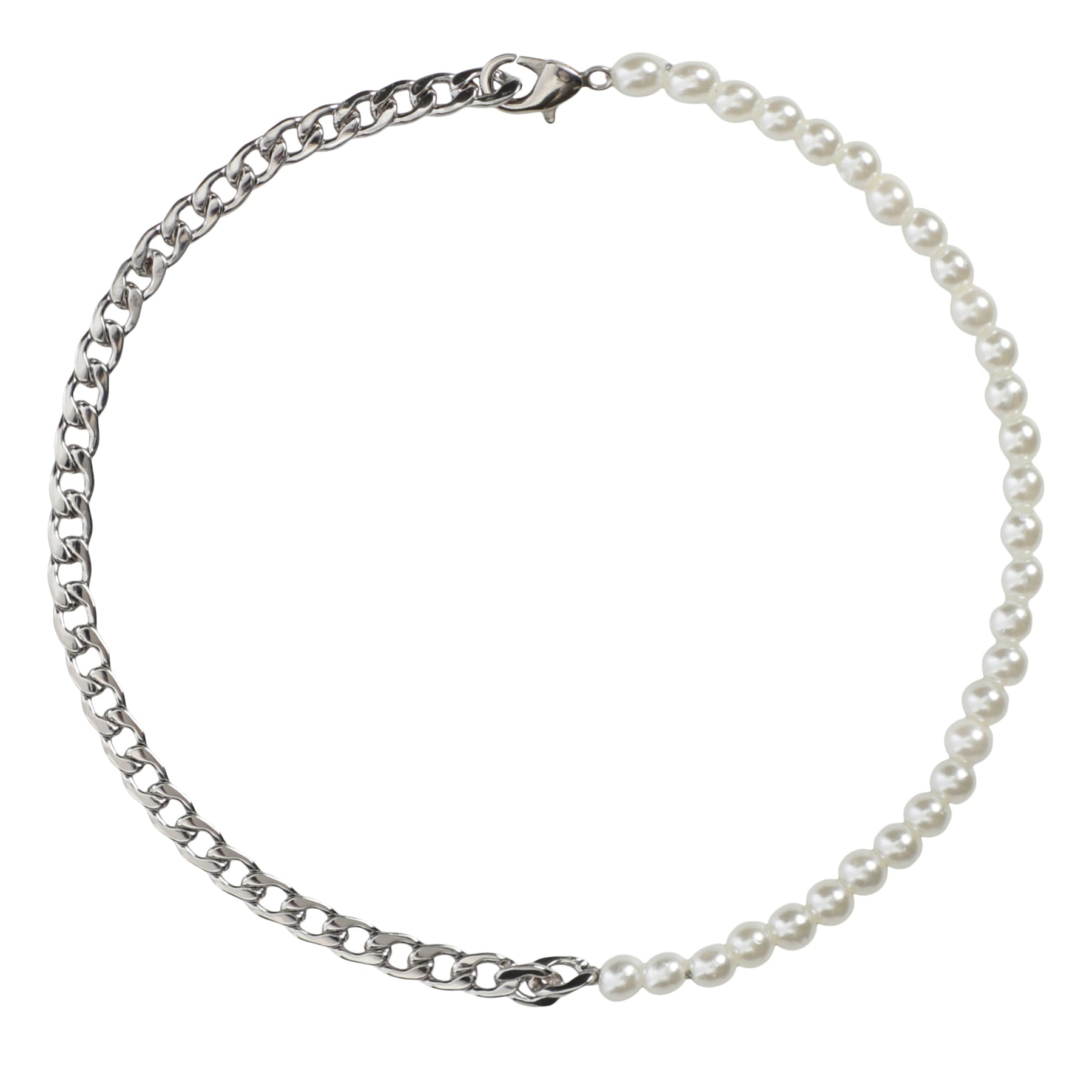 Choker Pearl and Chain