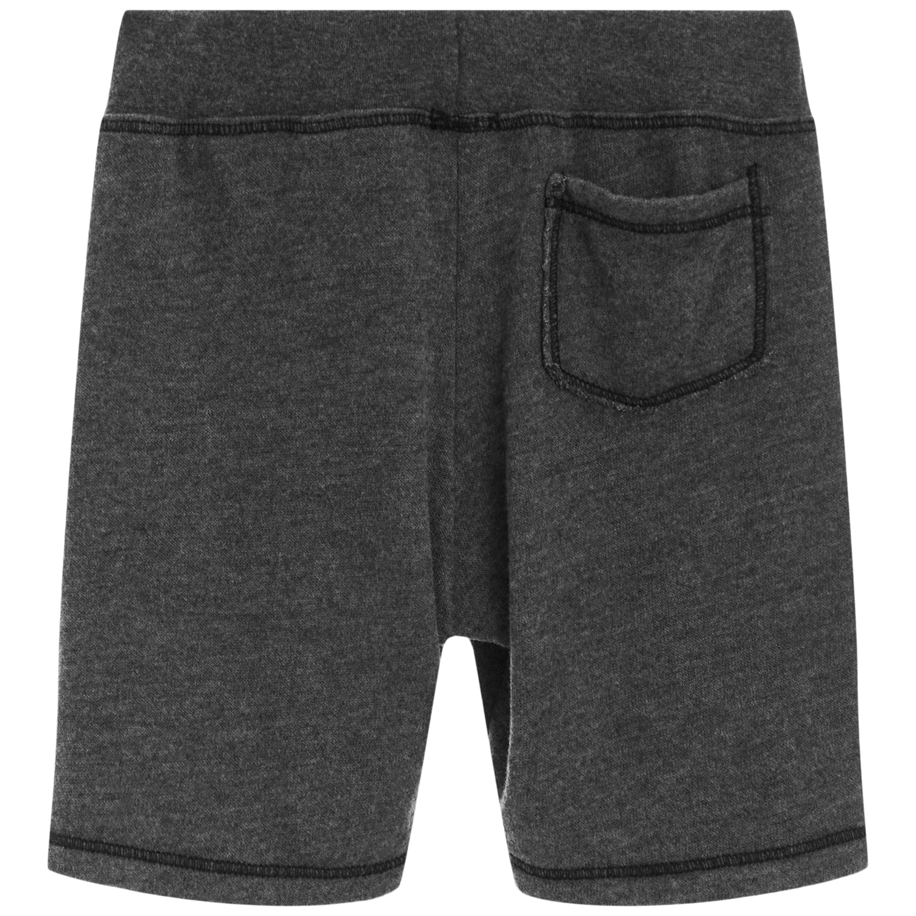 Black Heathered Board Short