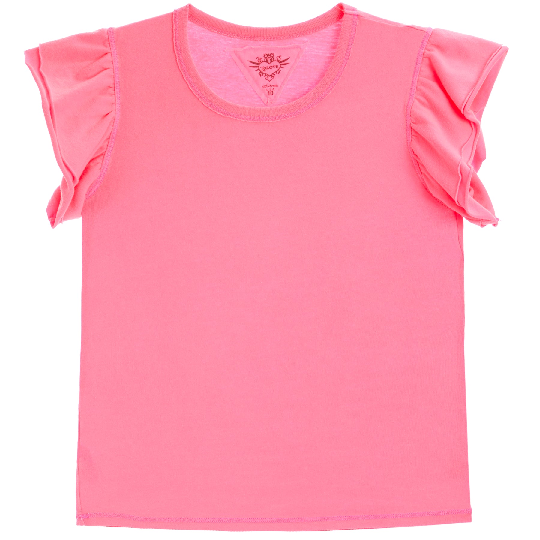 Double Ruffle Sleeve Tee