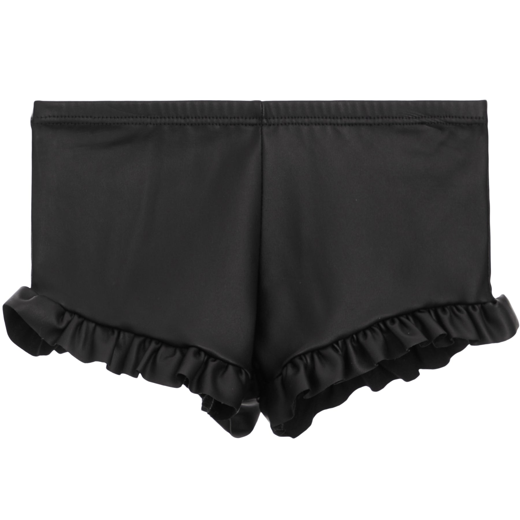 Vinyl Ruffle Short