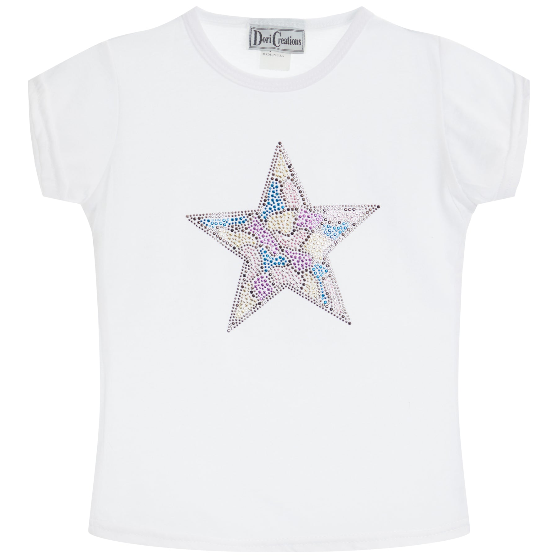 Short Sleeve Tee- Black Leopard Star