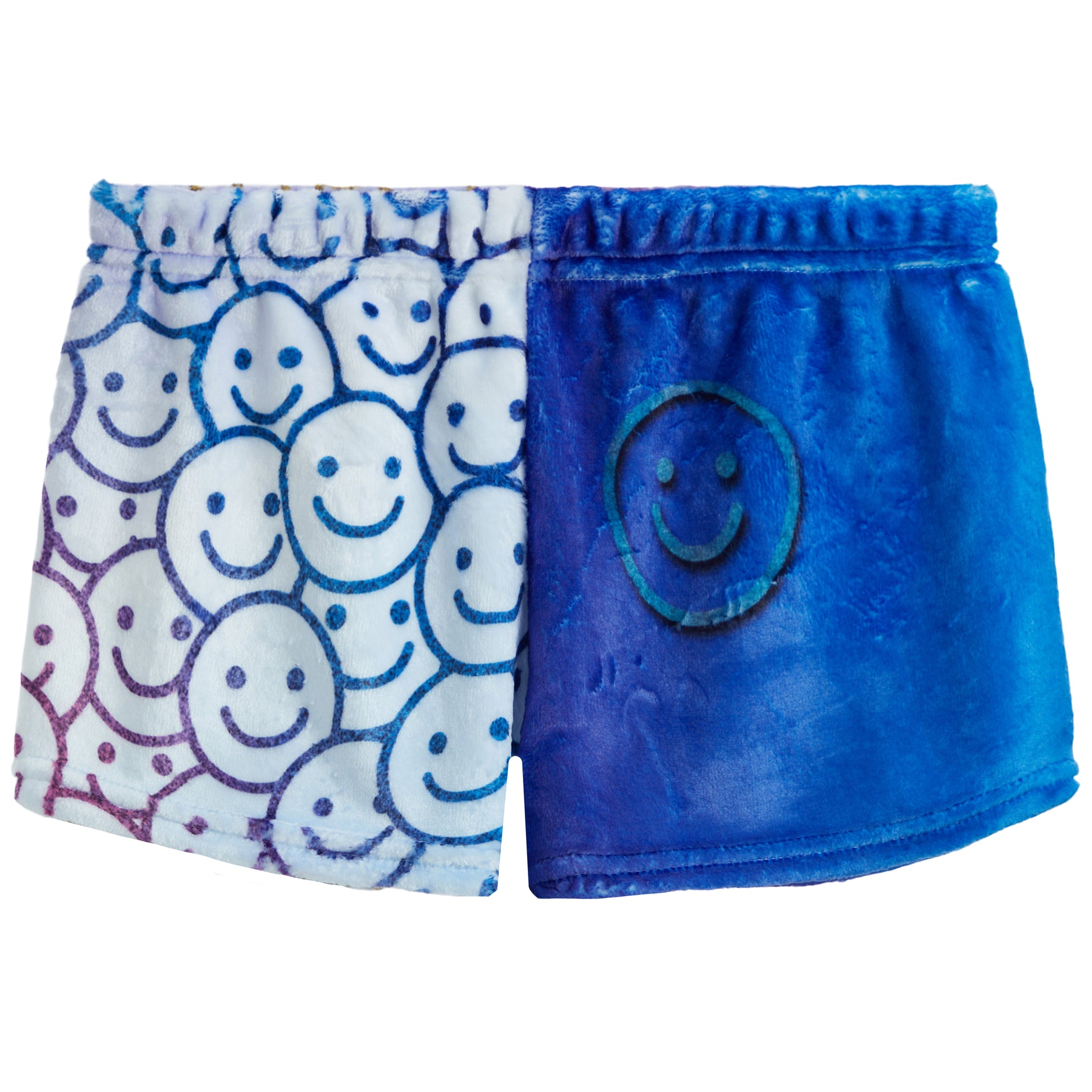 OG Glitter Smilie Fuzzy Lounge Shorts