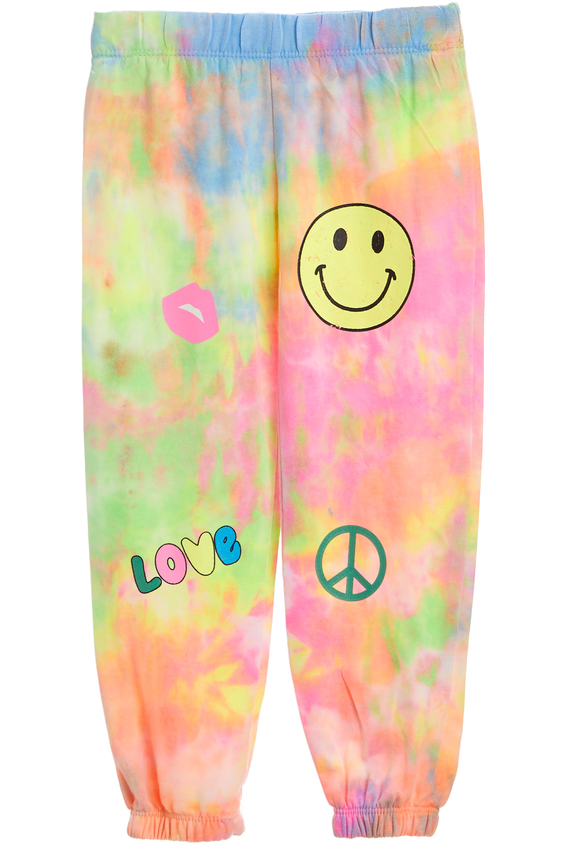 Jackie Tie Dye Sweatpant with Smile Love