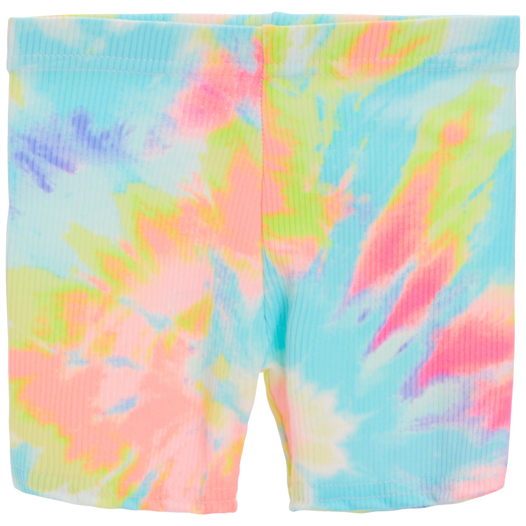 Bike Short- Neon Tie Dye Rib