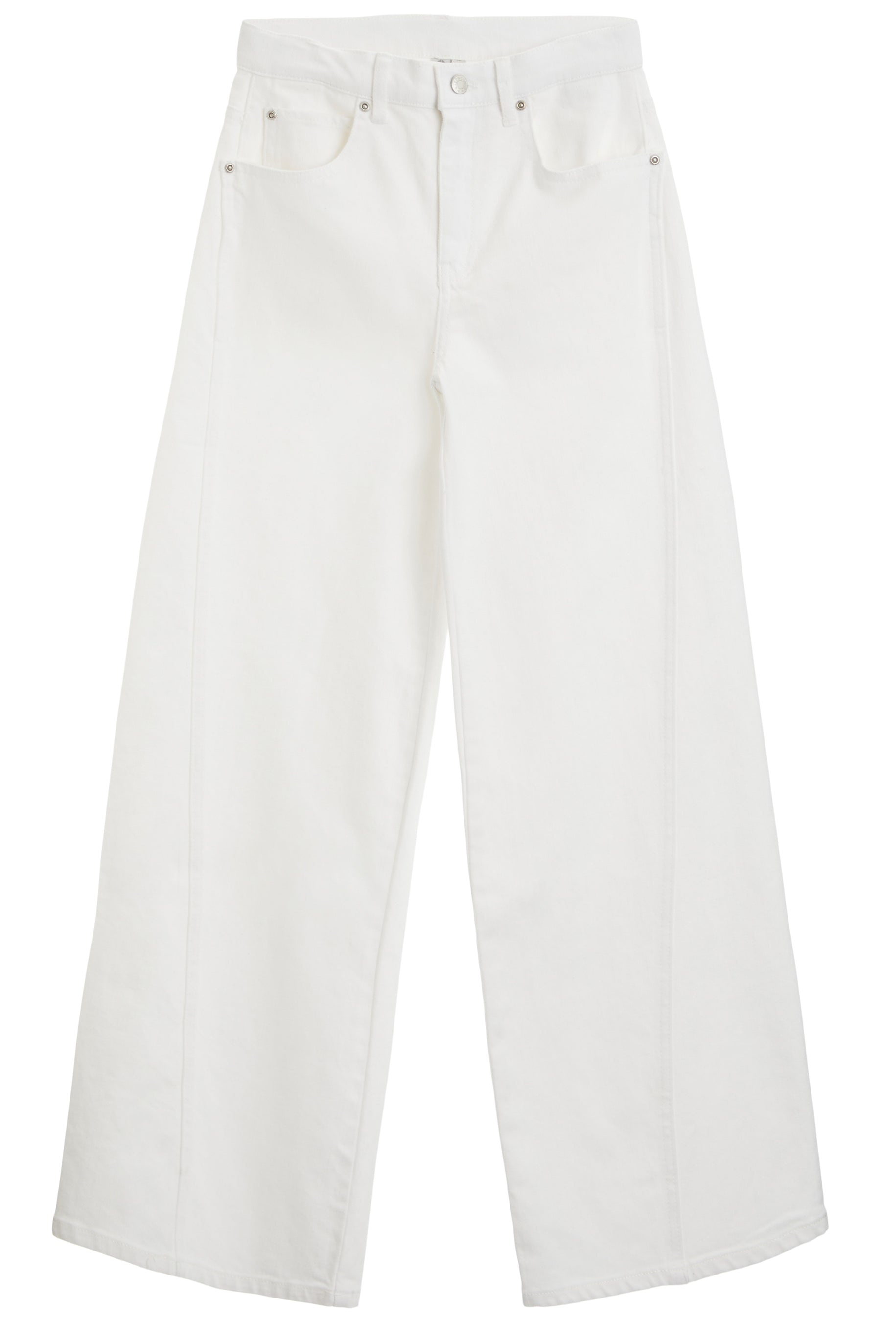 Slant Slit Wide Leg Pant