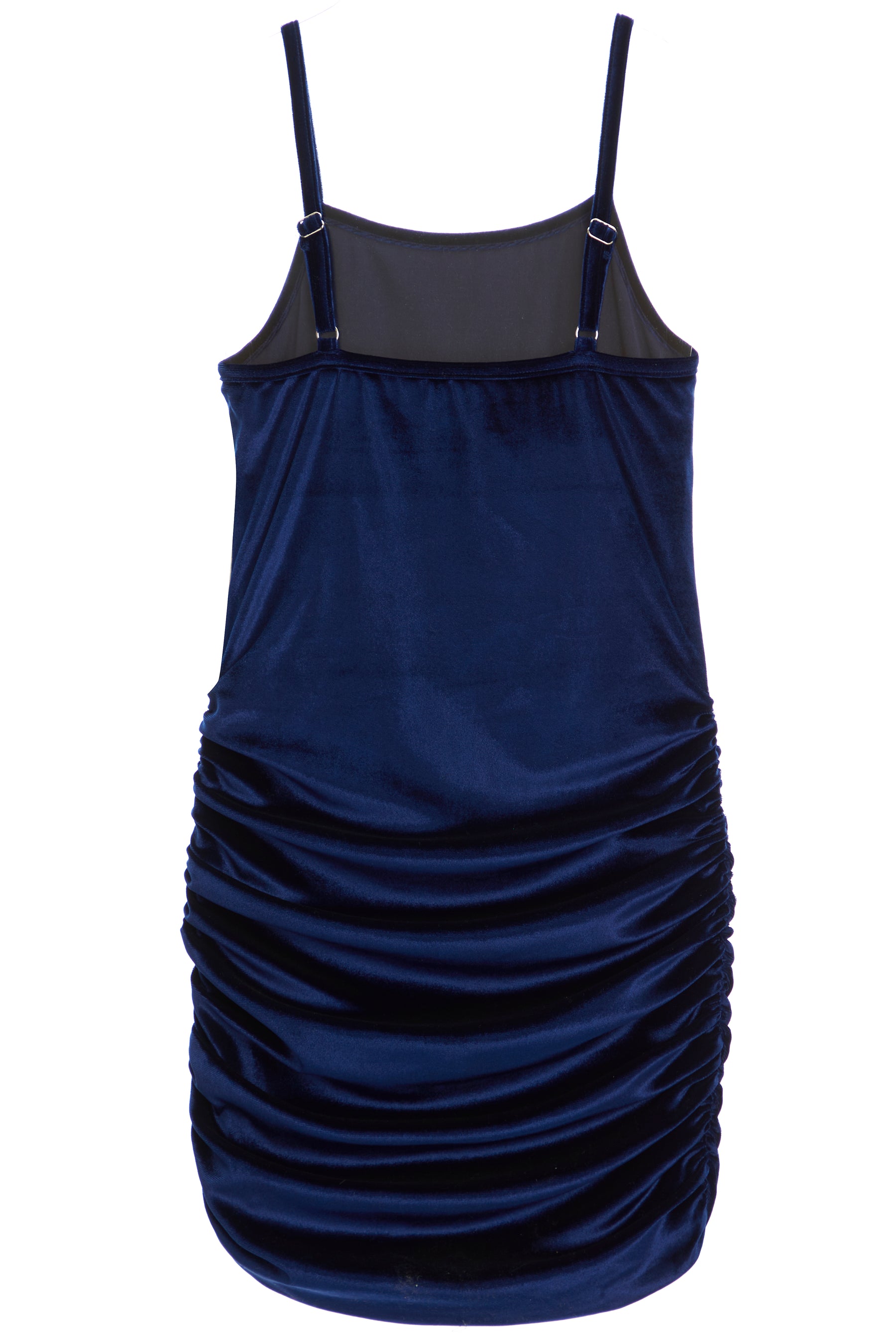 Velvet Ruched Dress
