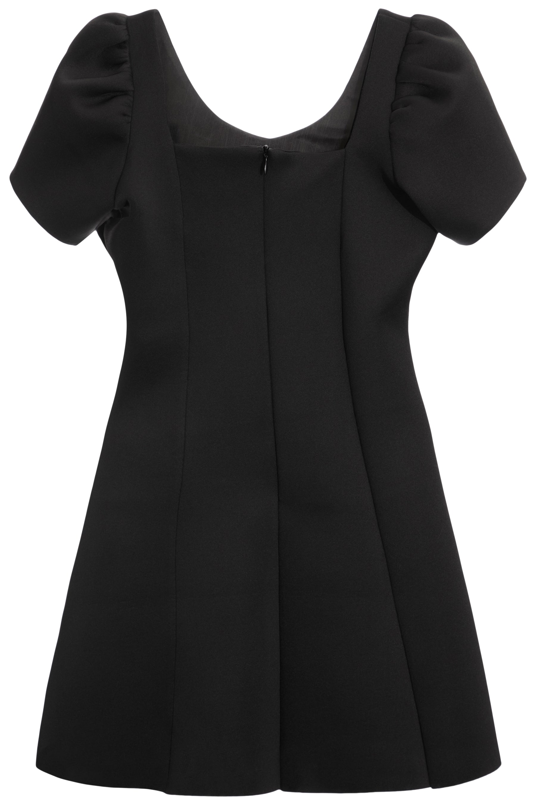 Puff Sleeve Scuba Dress