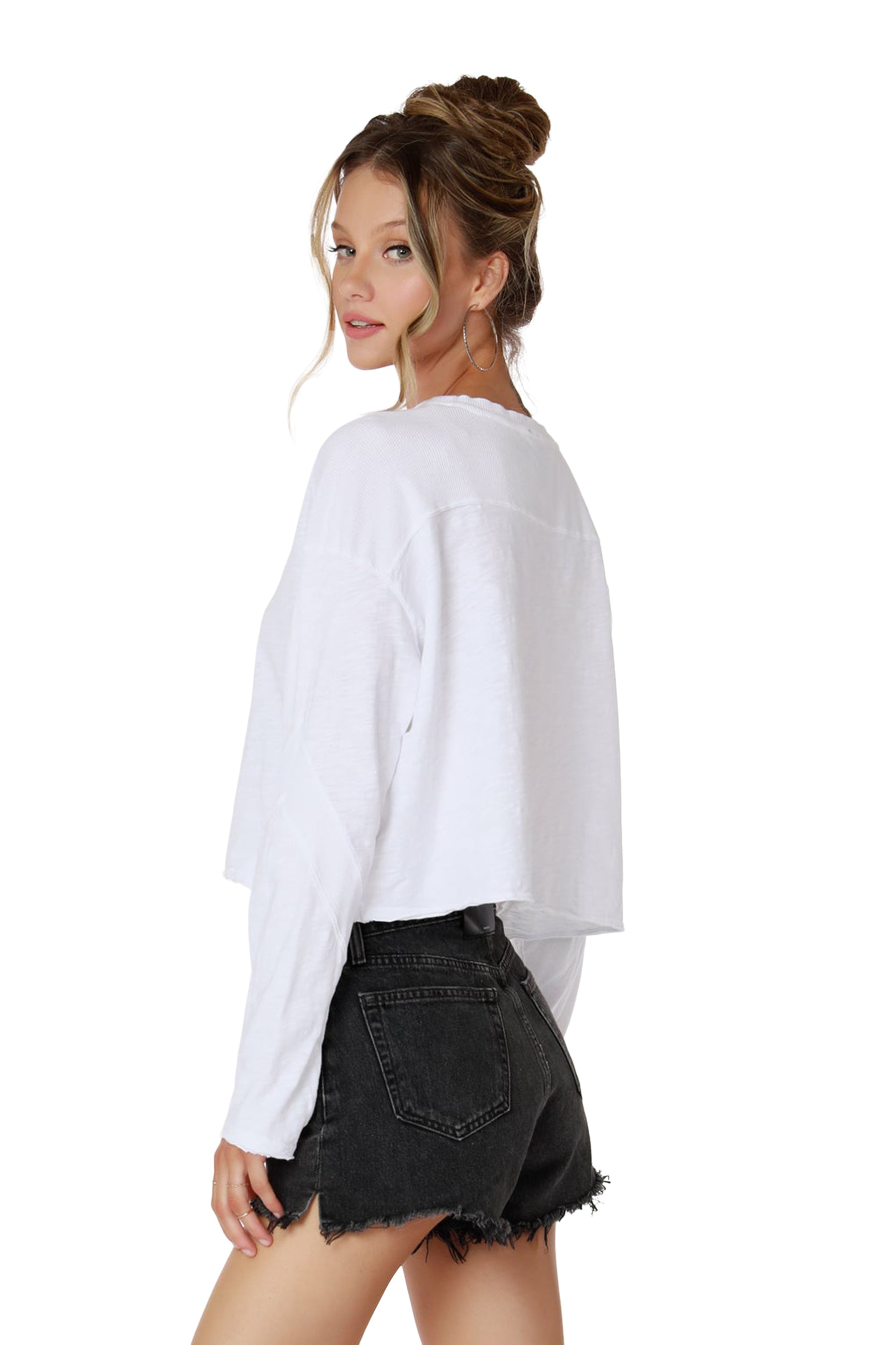 Drop Shoulder Pullover Tee