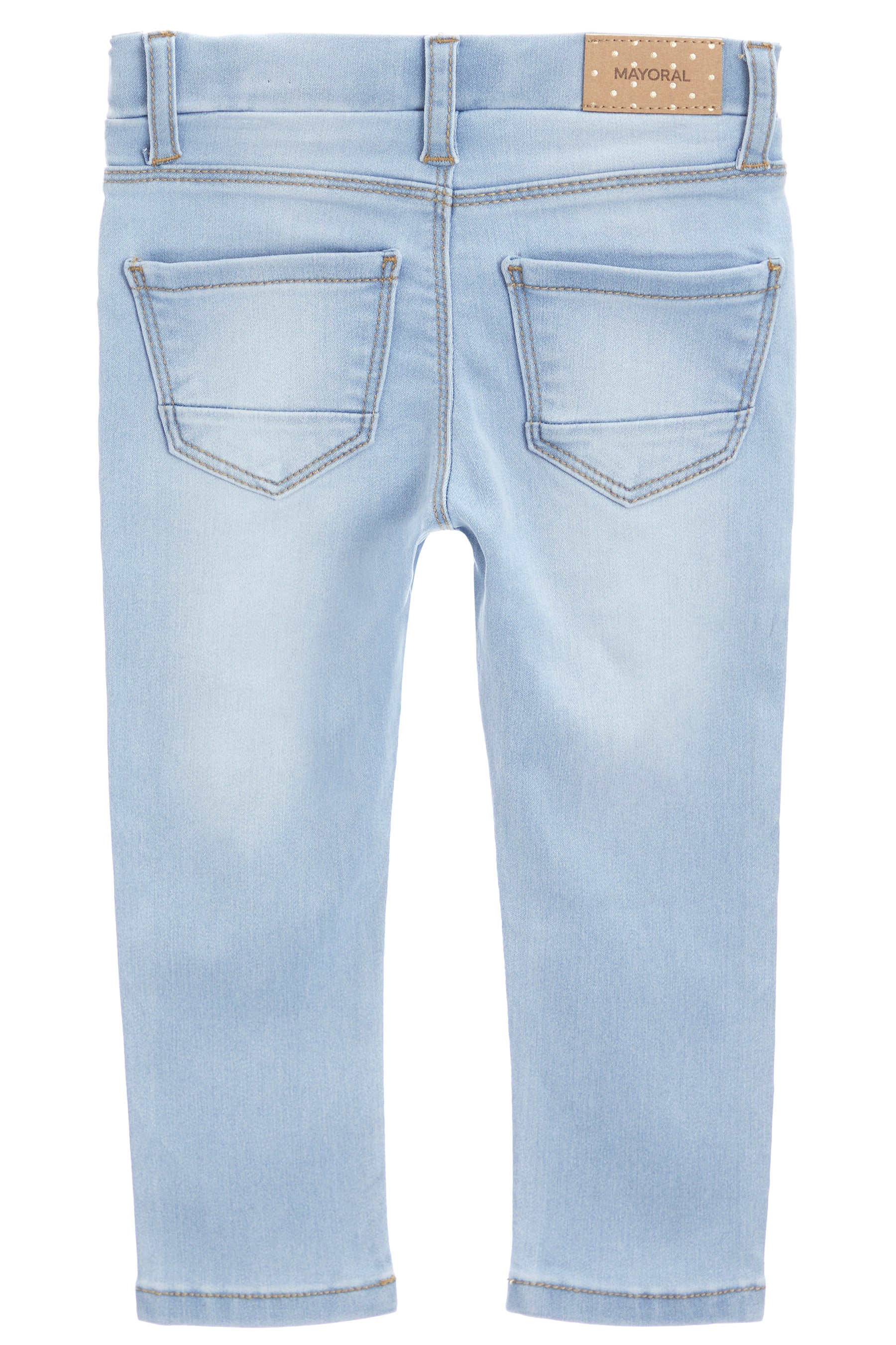 Basic Denim Pull On Pants