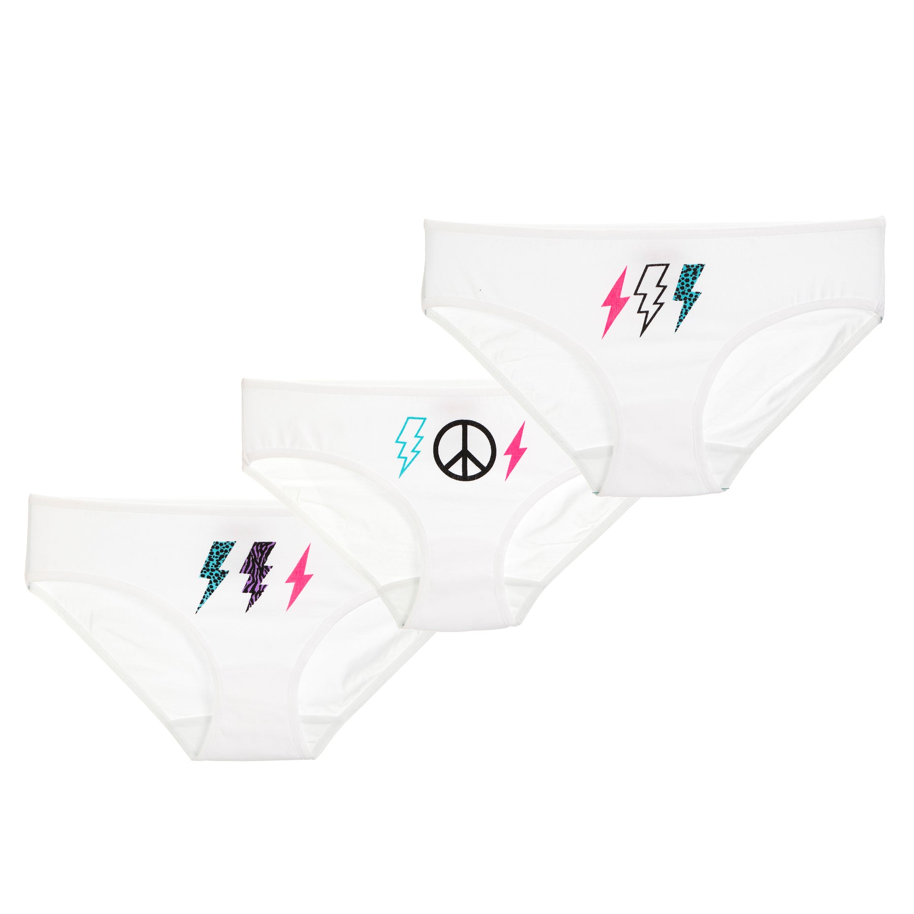 Lightening Bolts Bikini 3 Pack