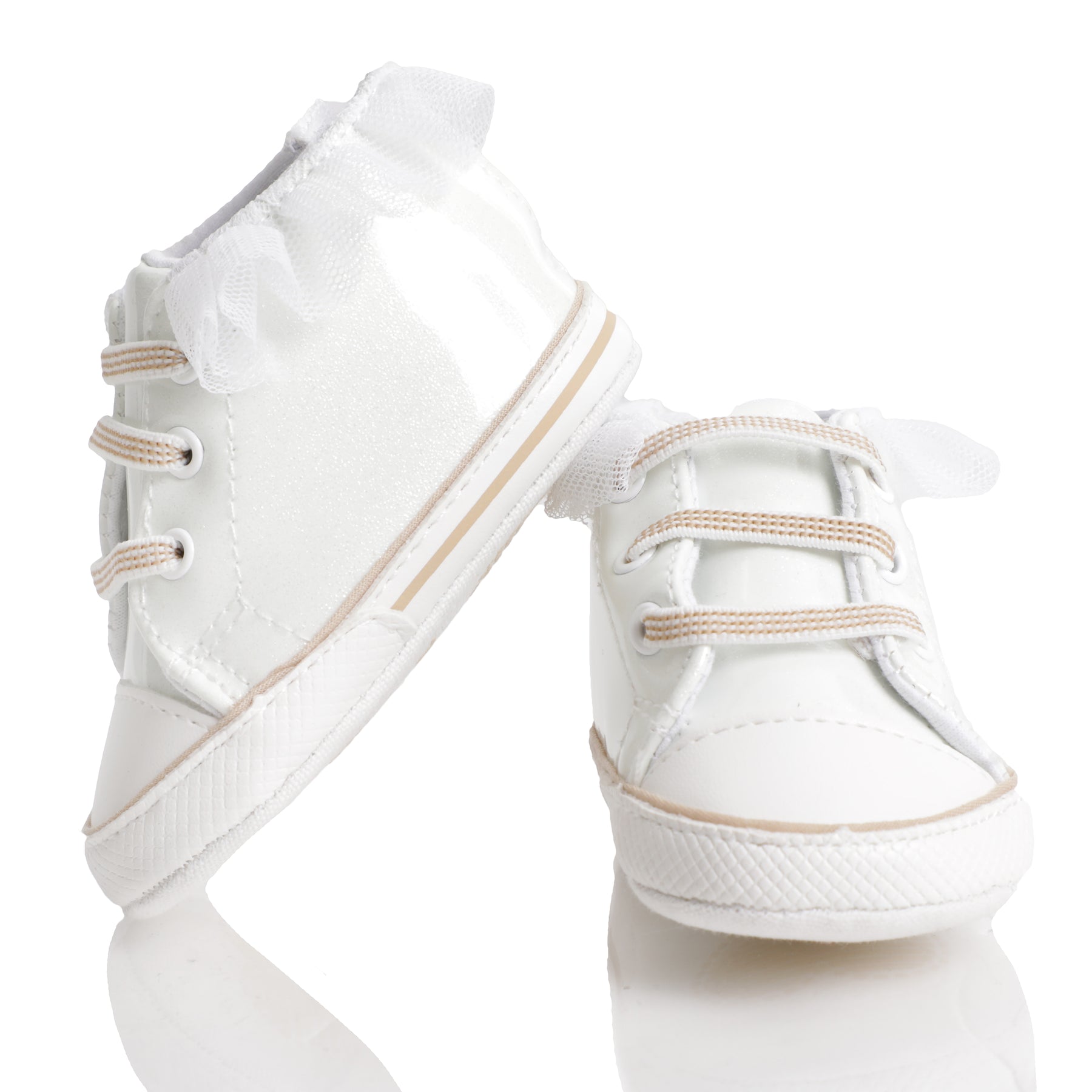 Sneaker with Tulle