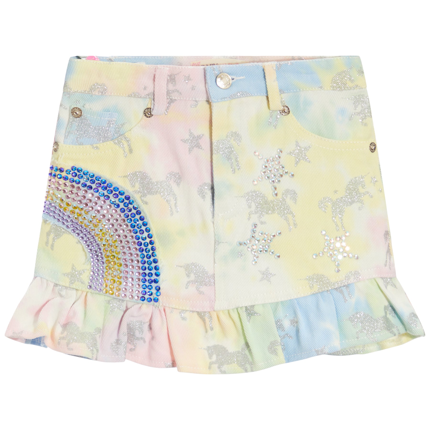 Tie Dye Denim Skirt
