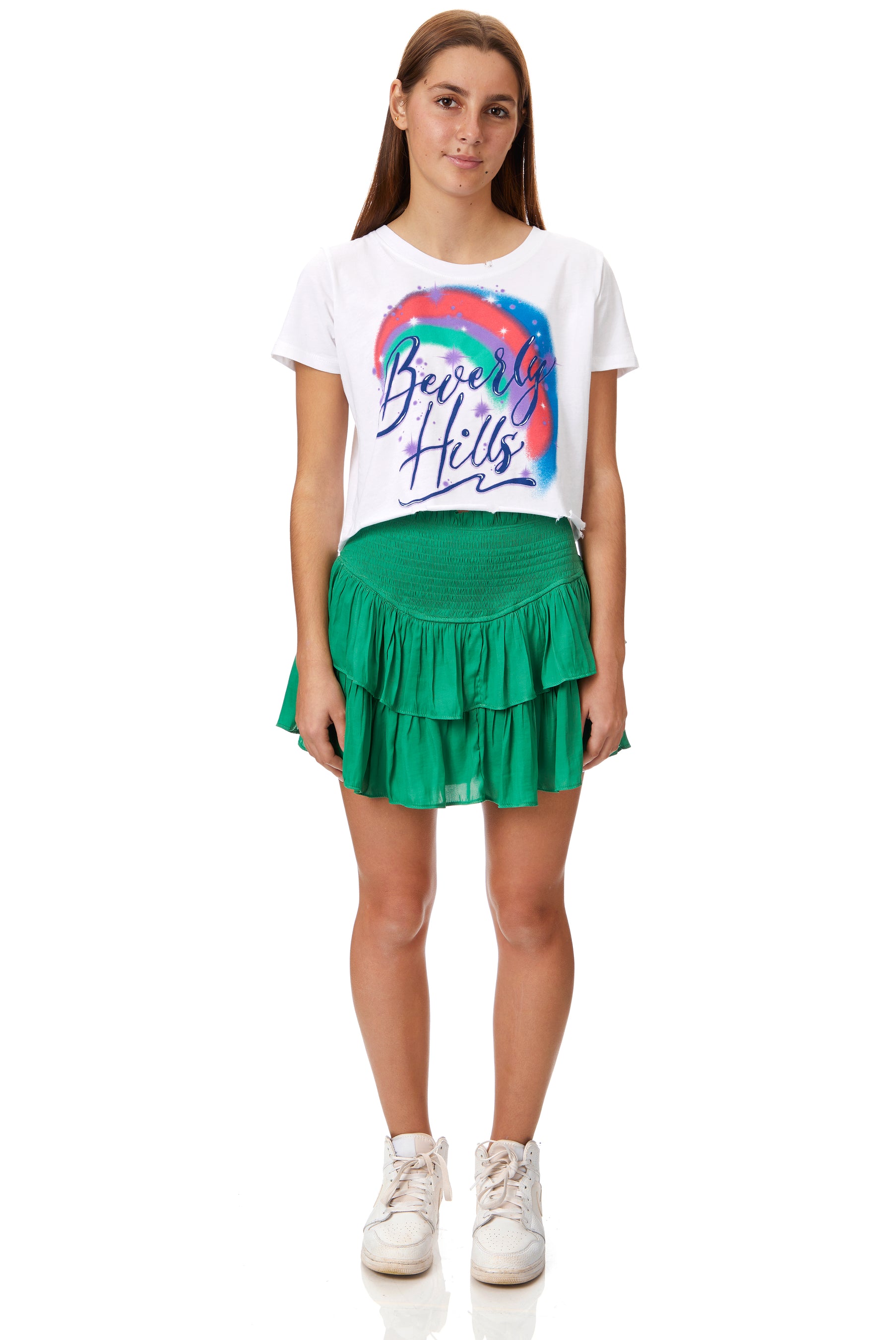 Airbrush Beverly Hills Crop TEe