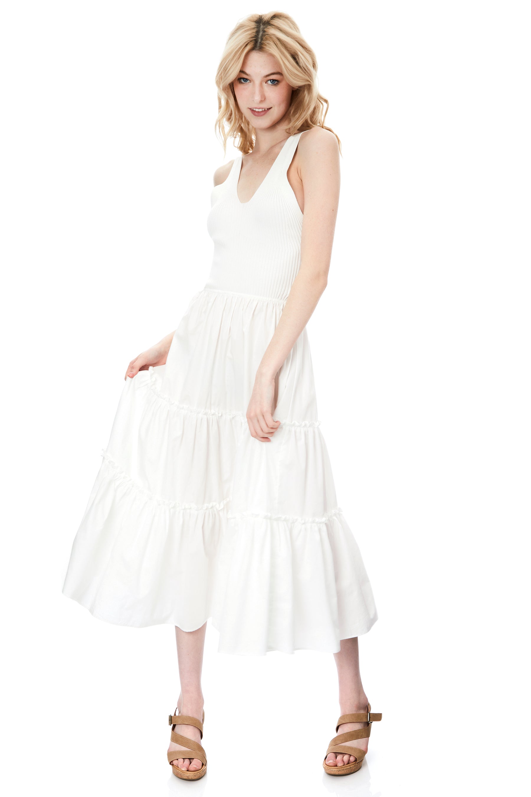 Knit Halter Midi Dress