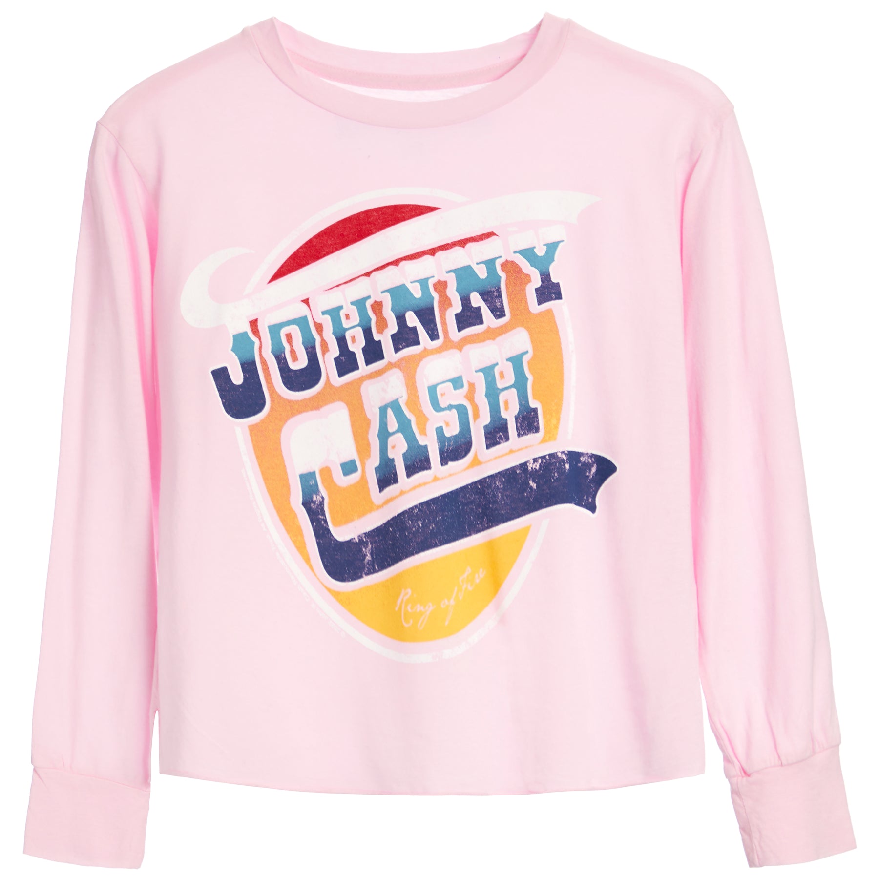 Johnny Cash Not Quite Crop Long Sleeve