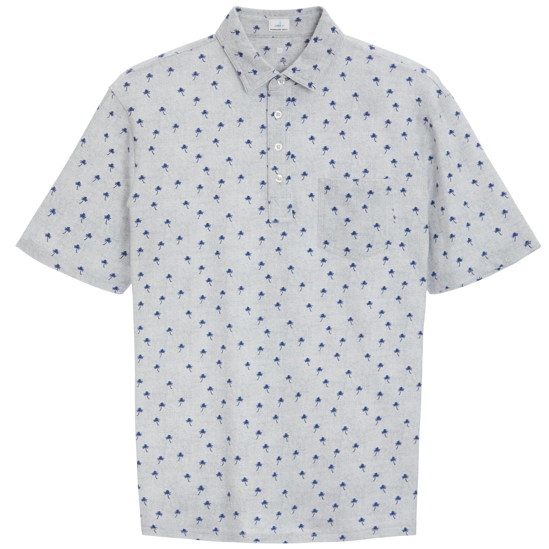 Currituck Printed Palm Polo