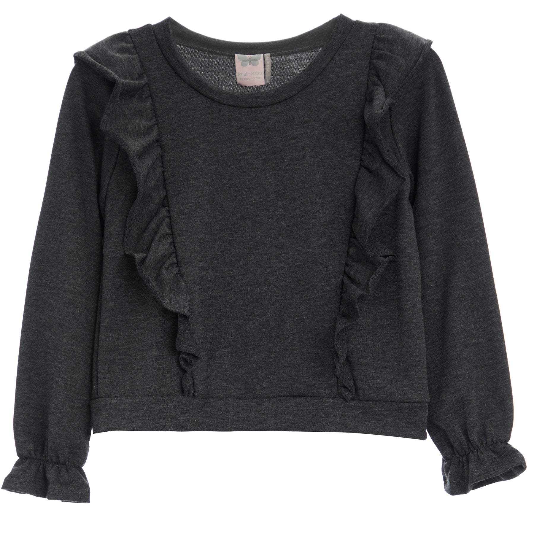 Ruffle French Terry Top