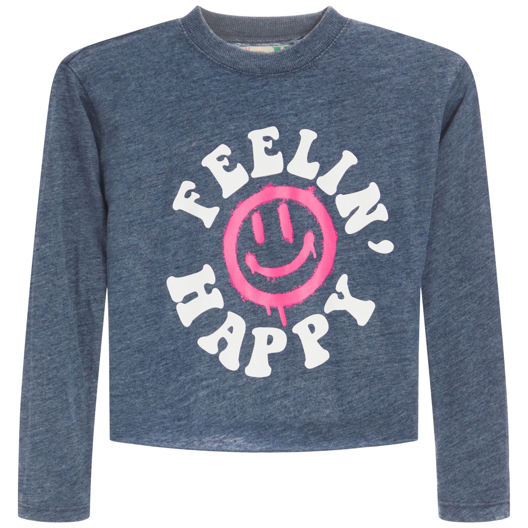 Feeling Happy Burnout Long Sleeve