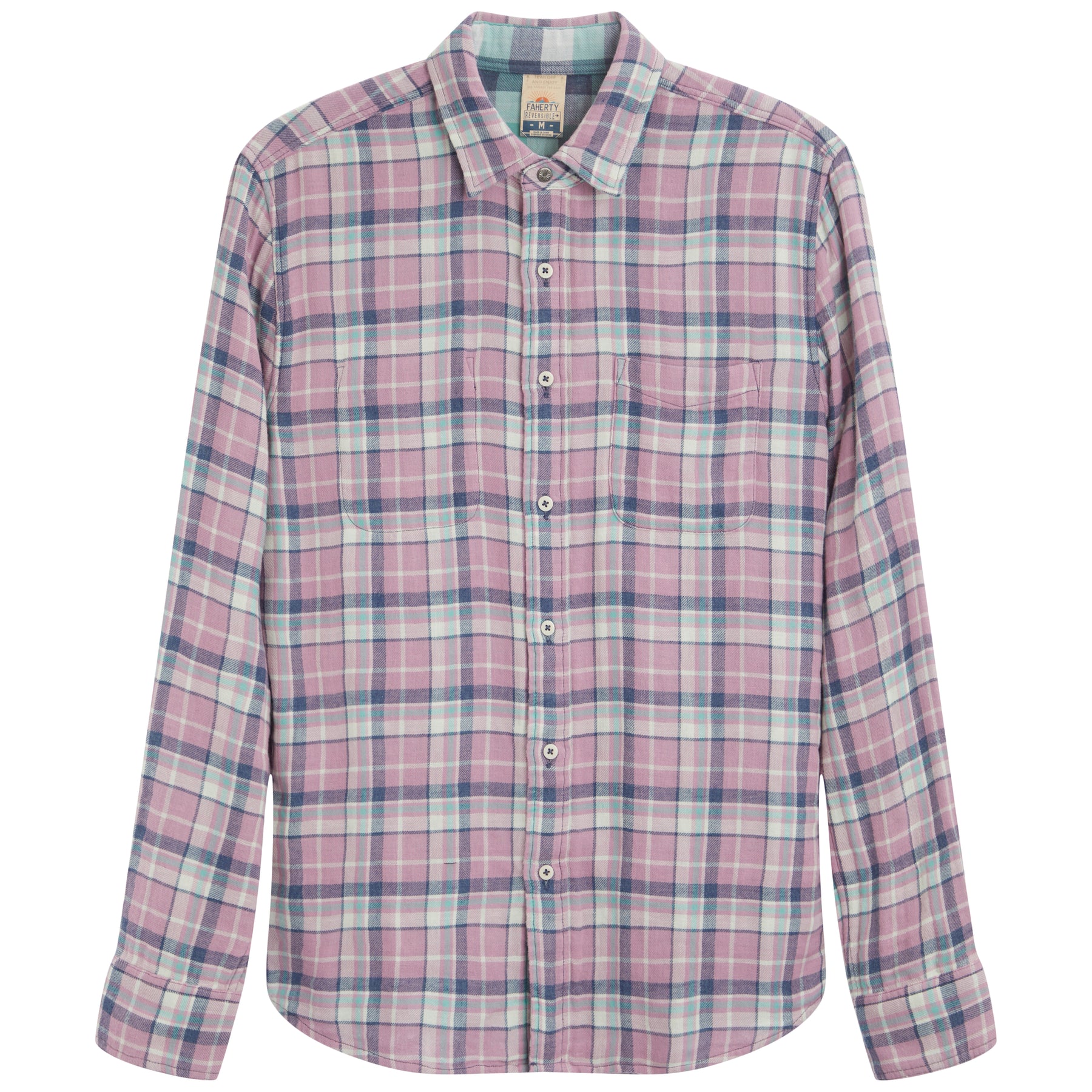 The Reversible Shirt in Orchid Bay Plaid