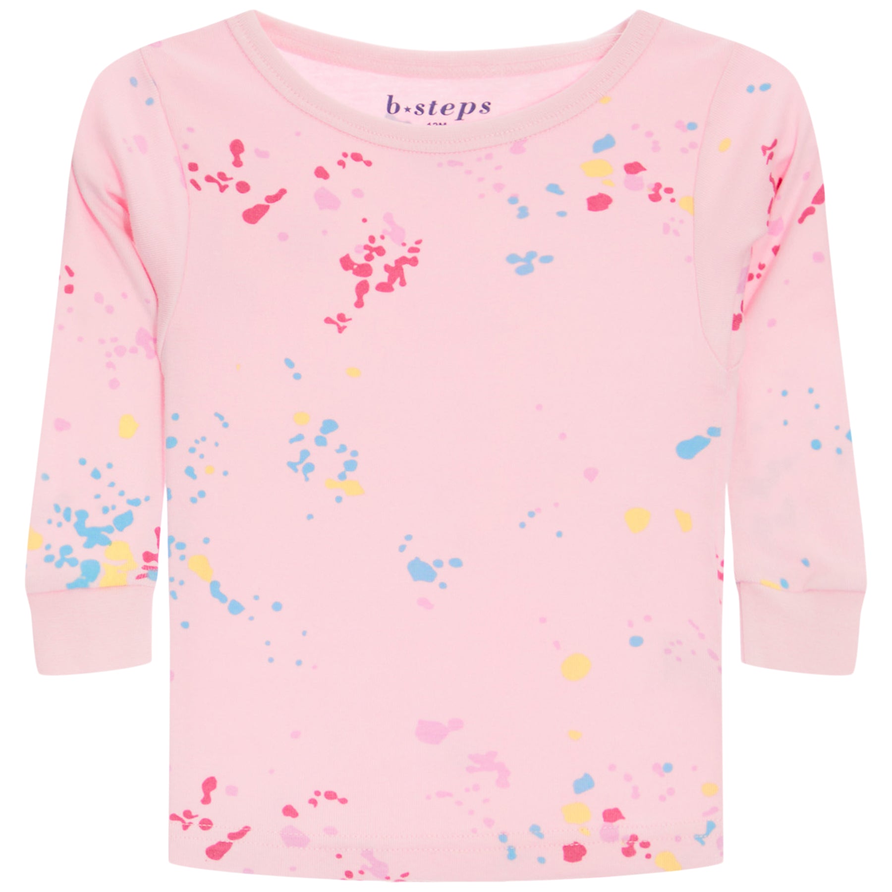 2 PC PJ Set- Multi Splatter Pink