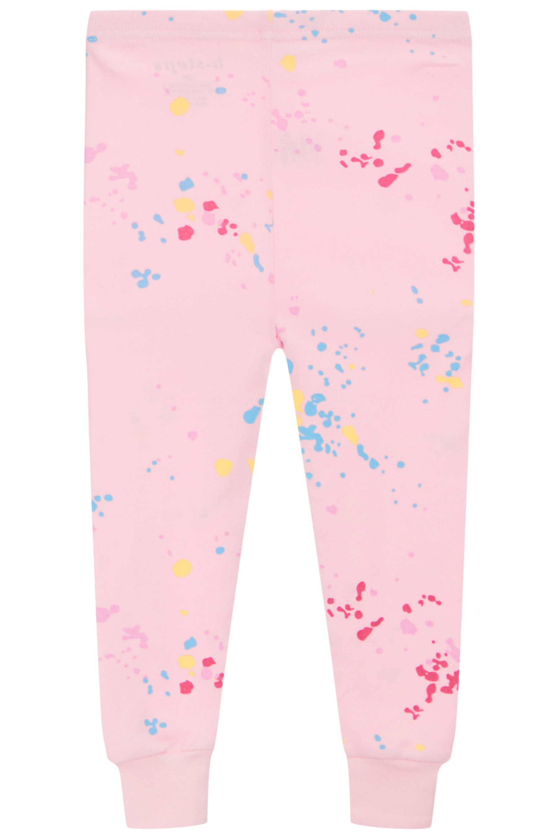 2 PC PJ Set- Multi Splatter Pink