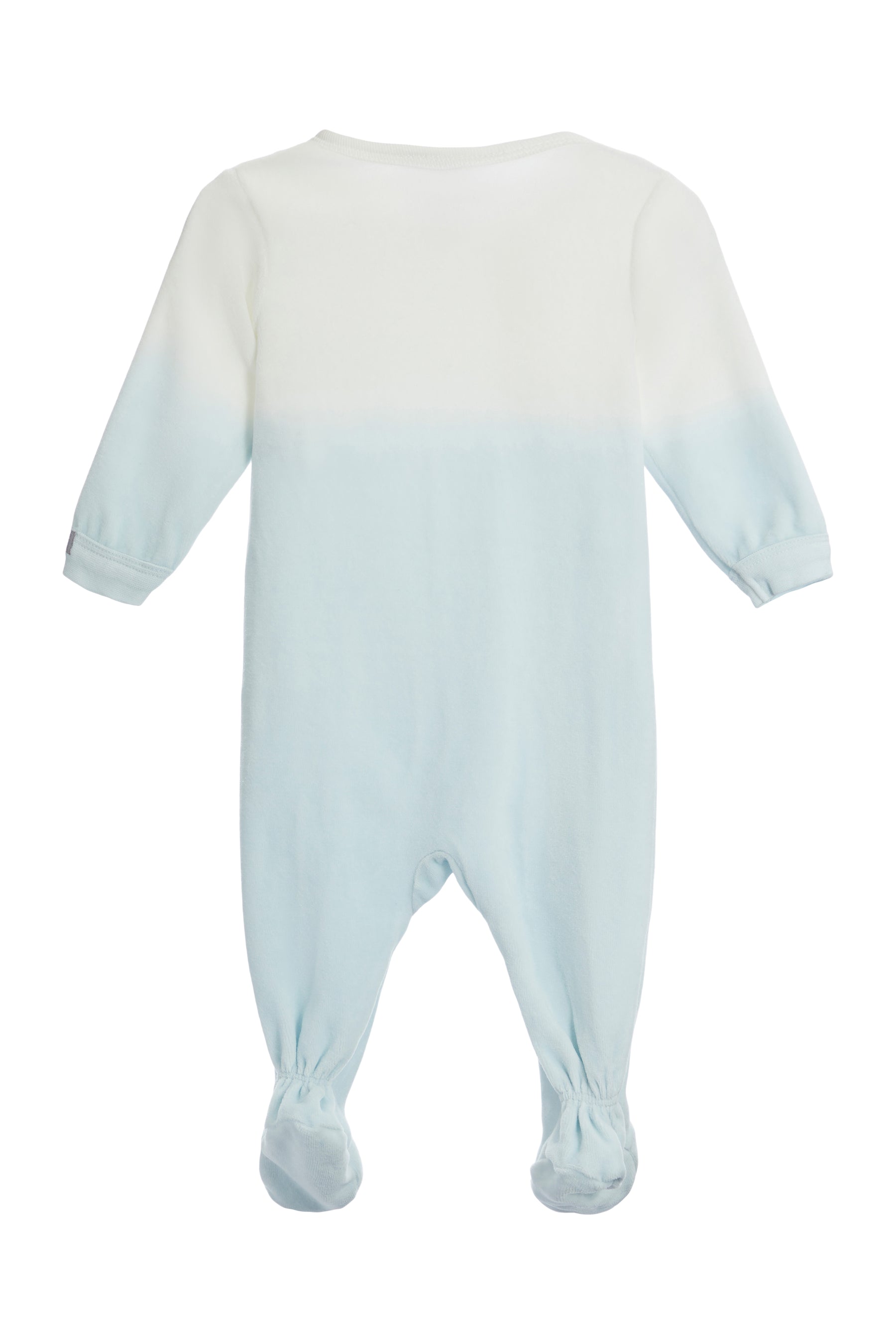 Dip Dye Velour Zip Footie