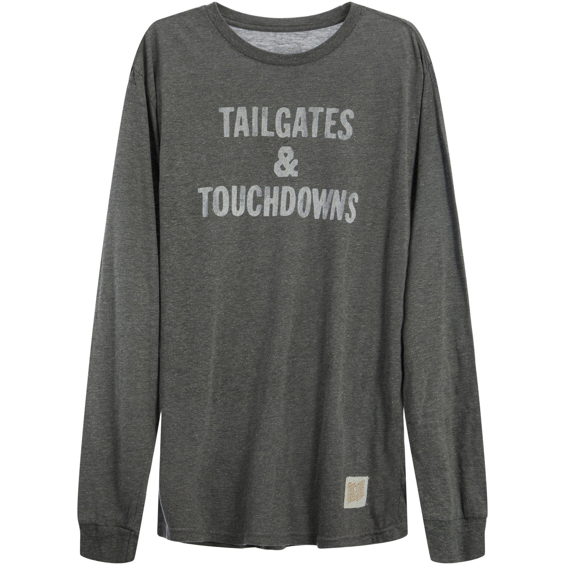 Tailgates And Touchdowns Long Sleeve Streaky Gry