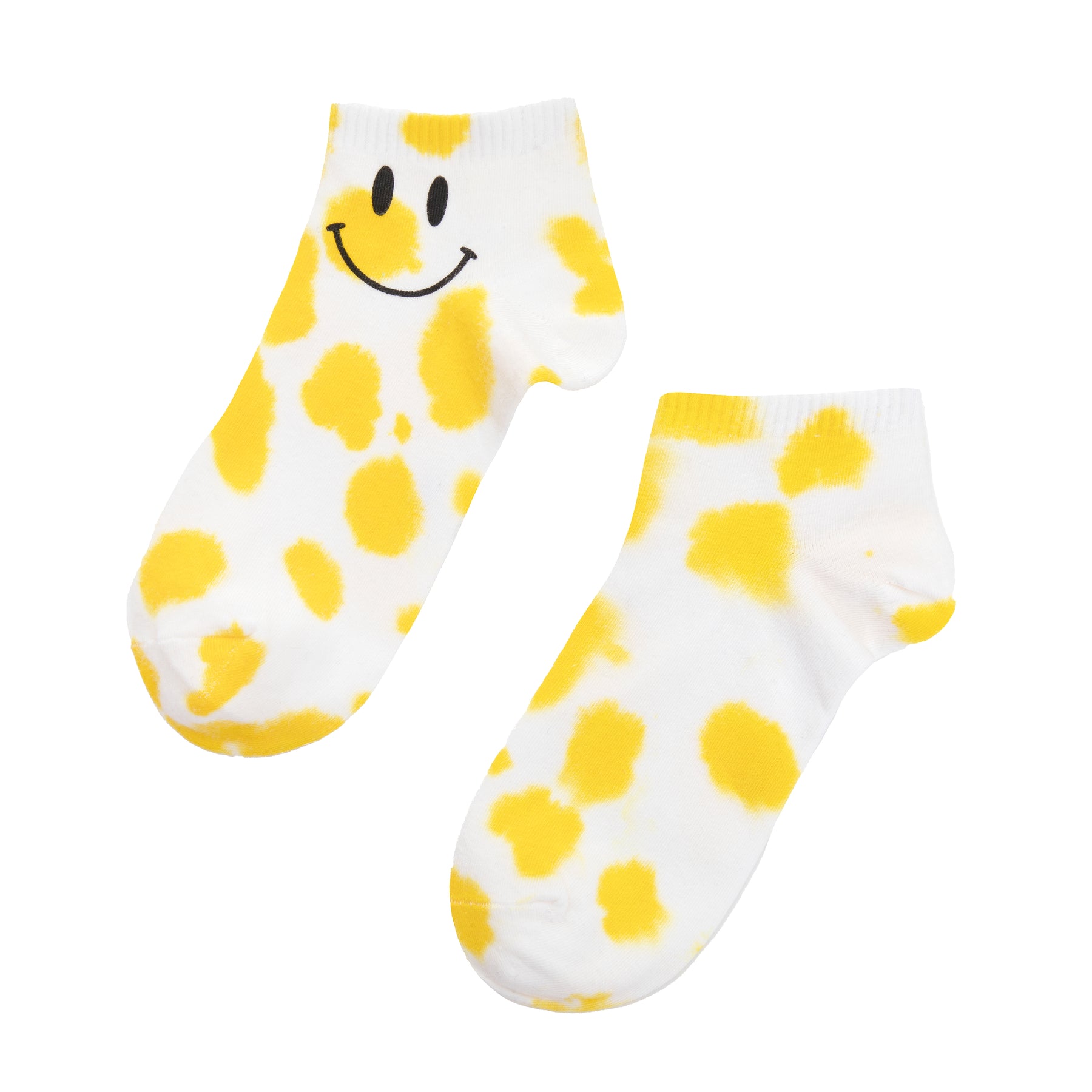 Tie Dye Smiley Sock