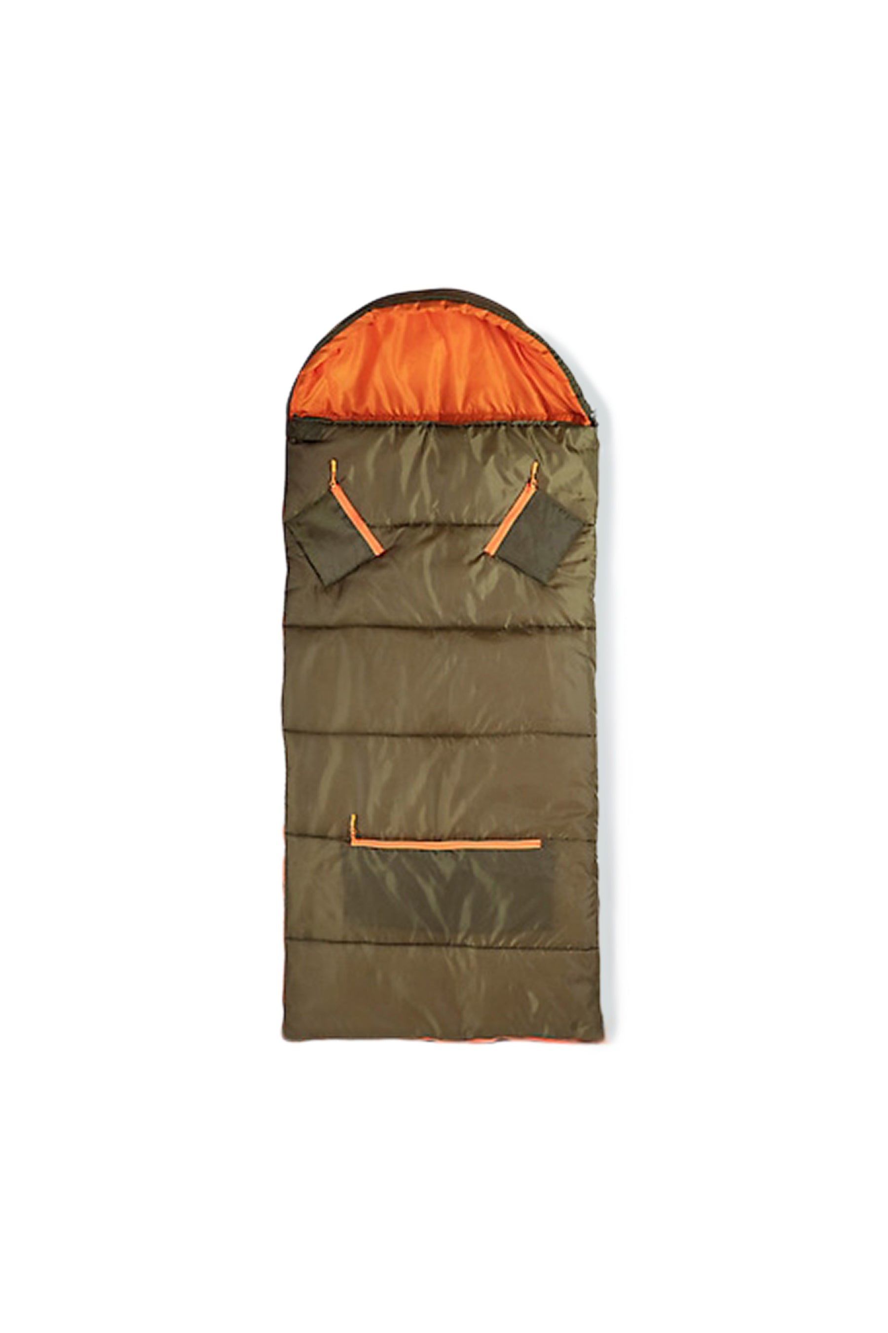 Sleeping Bag Backpack - Olive and Org