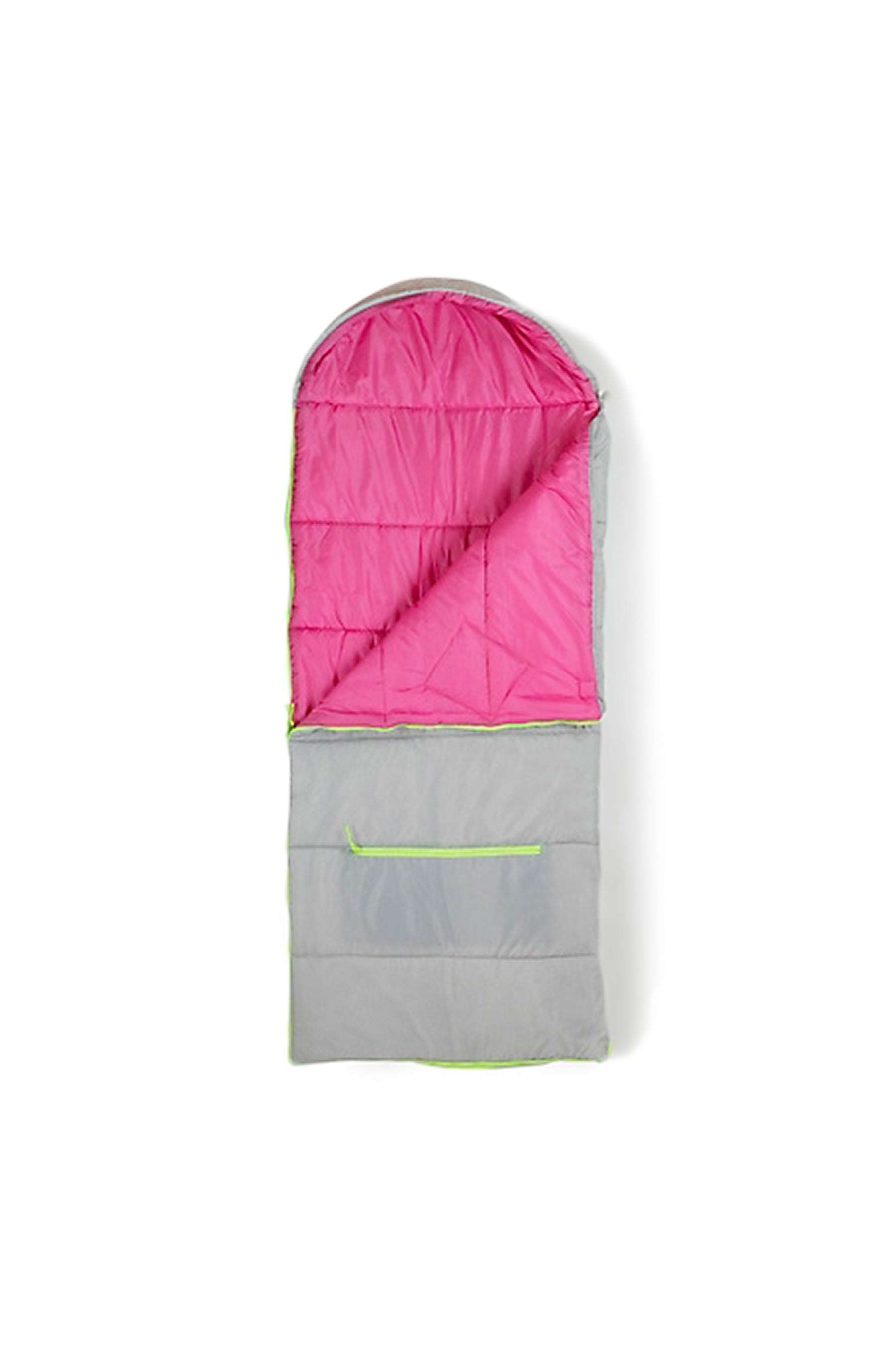 Sleeping Bag Backpack - Grey and Pink