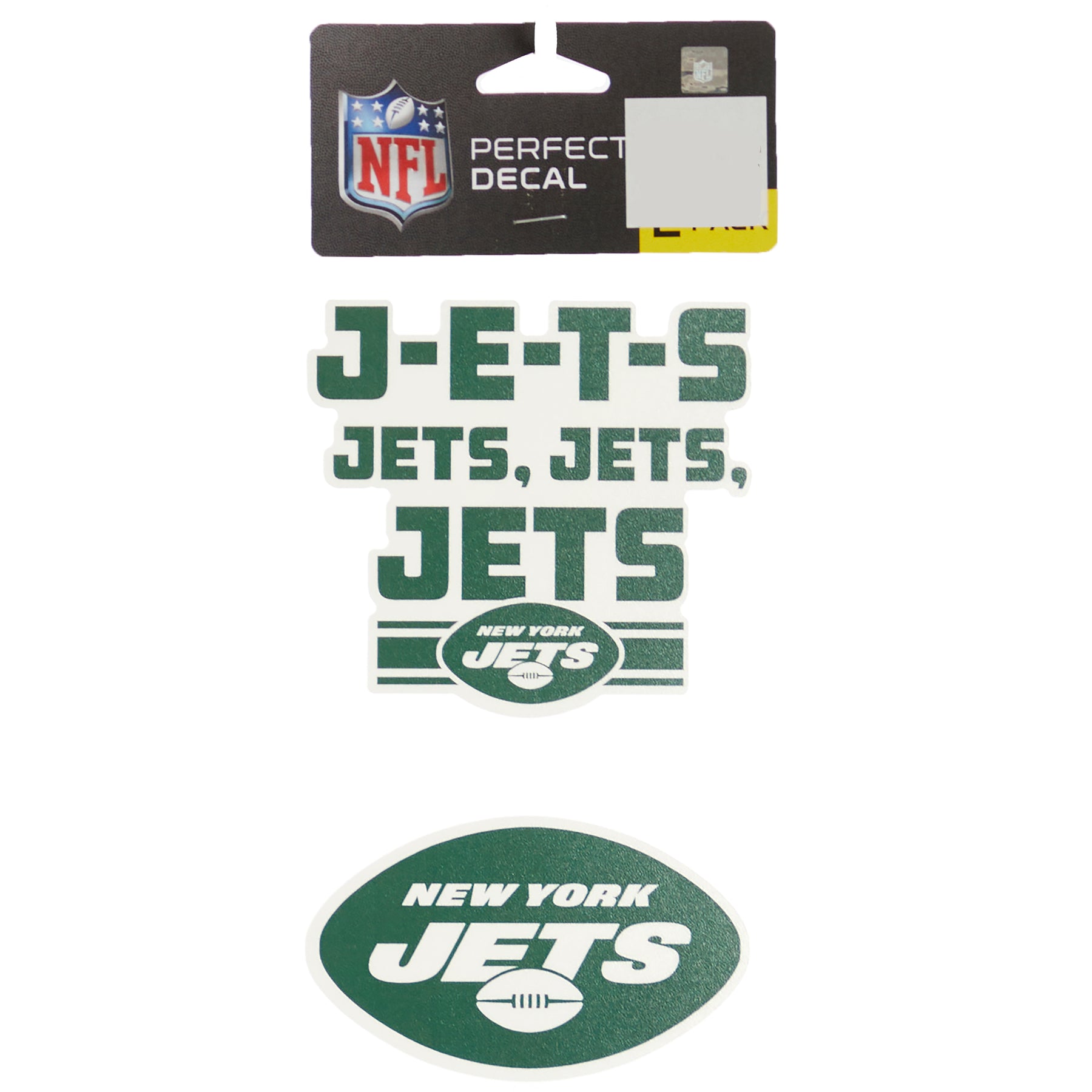 NY JETS Slogan Decal S/2 4x4