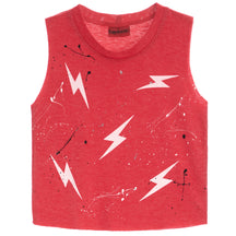 Tank w/White Bolt Toss/Splatter