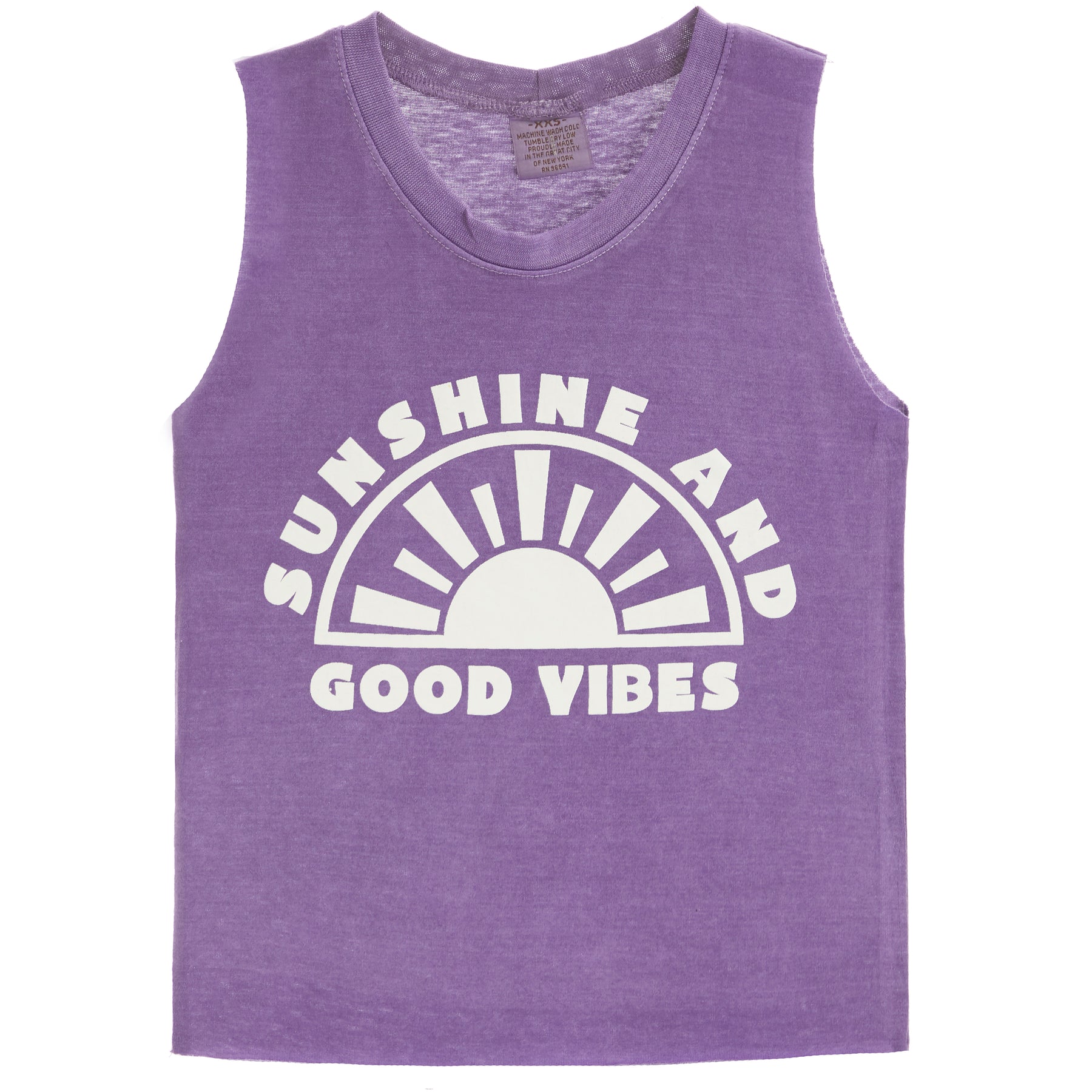 Muscle Tank with Sunshine & Good Vibes