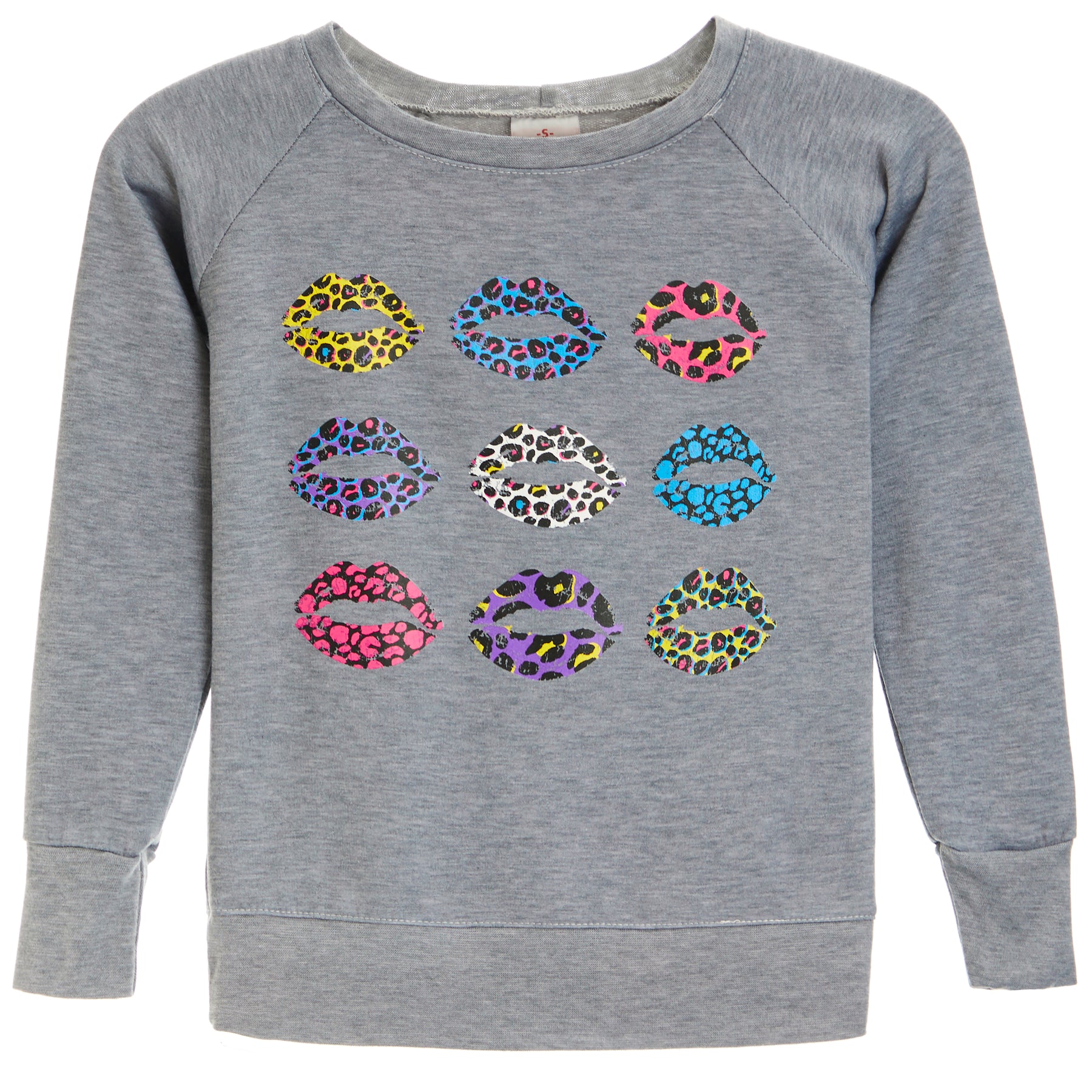 Multi Lips Fleece Sweatshirt