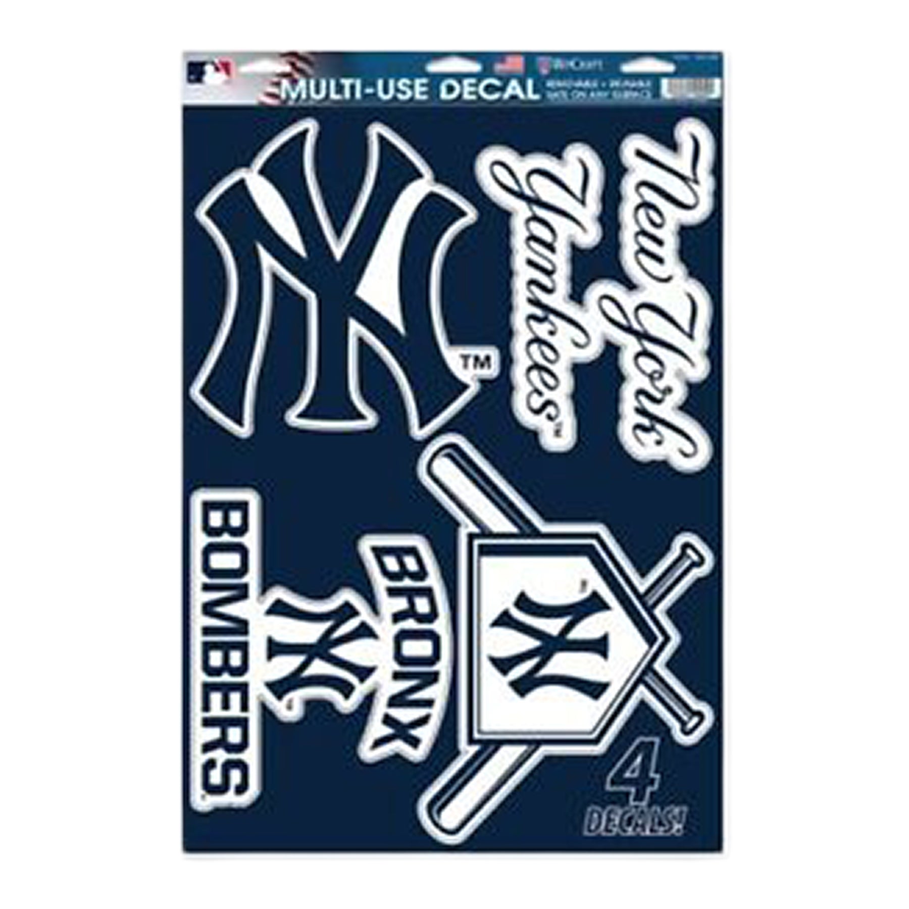 NY Yankees Decal 11x17