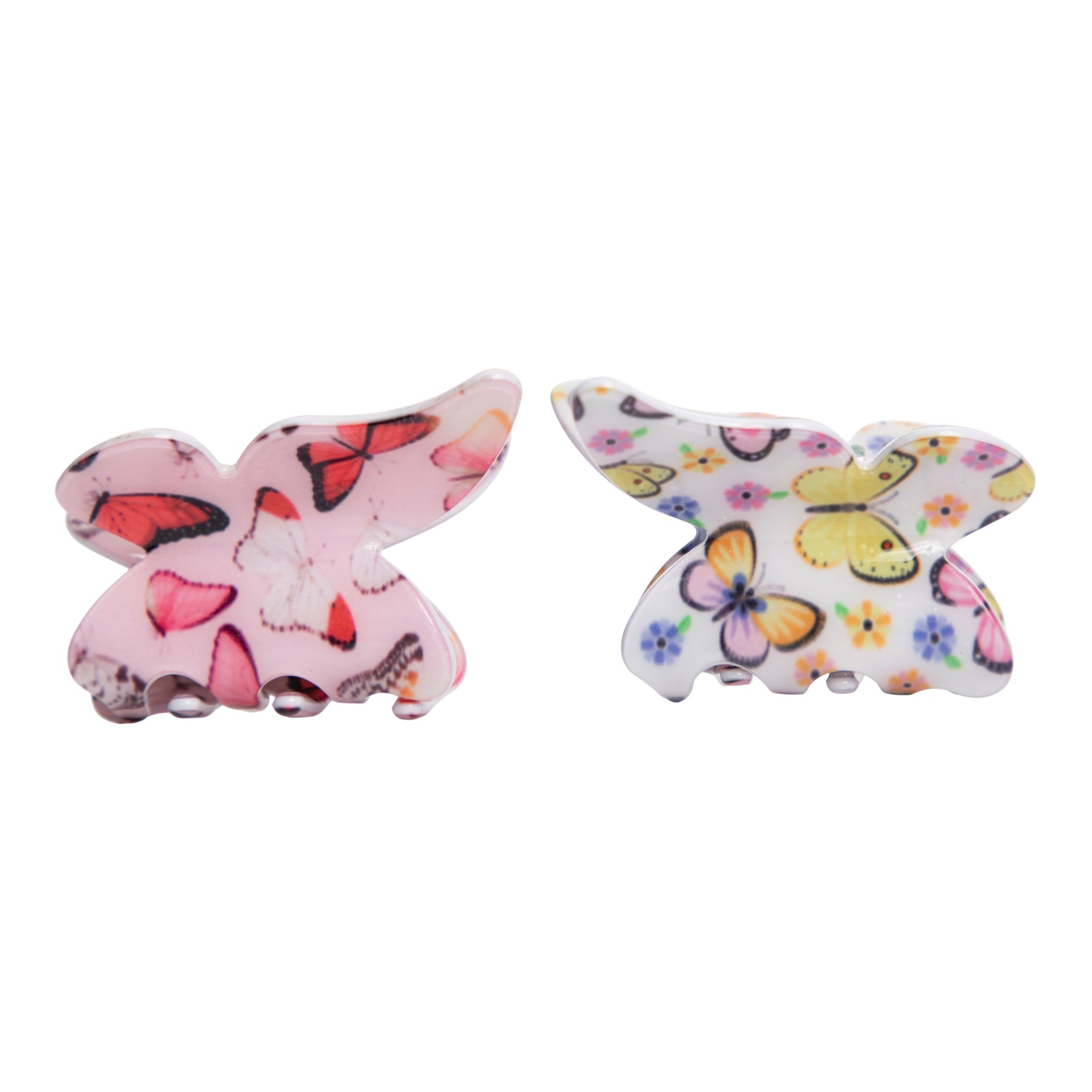 Duo Floral Butterfly Hair Clip