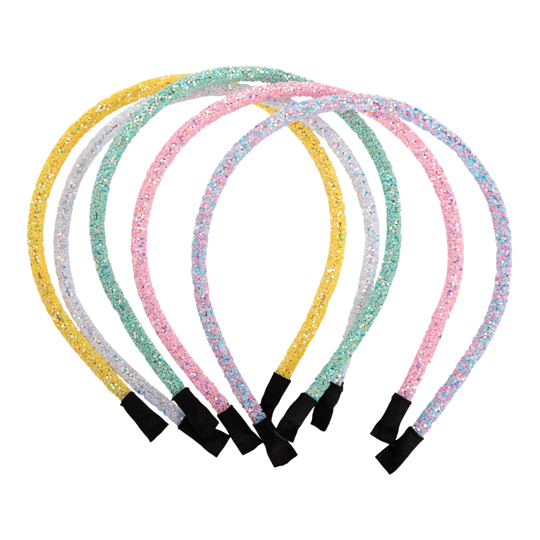 5pk Glitter Headbands