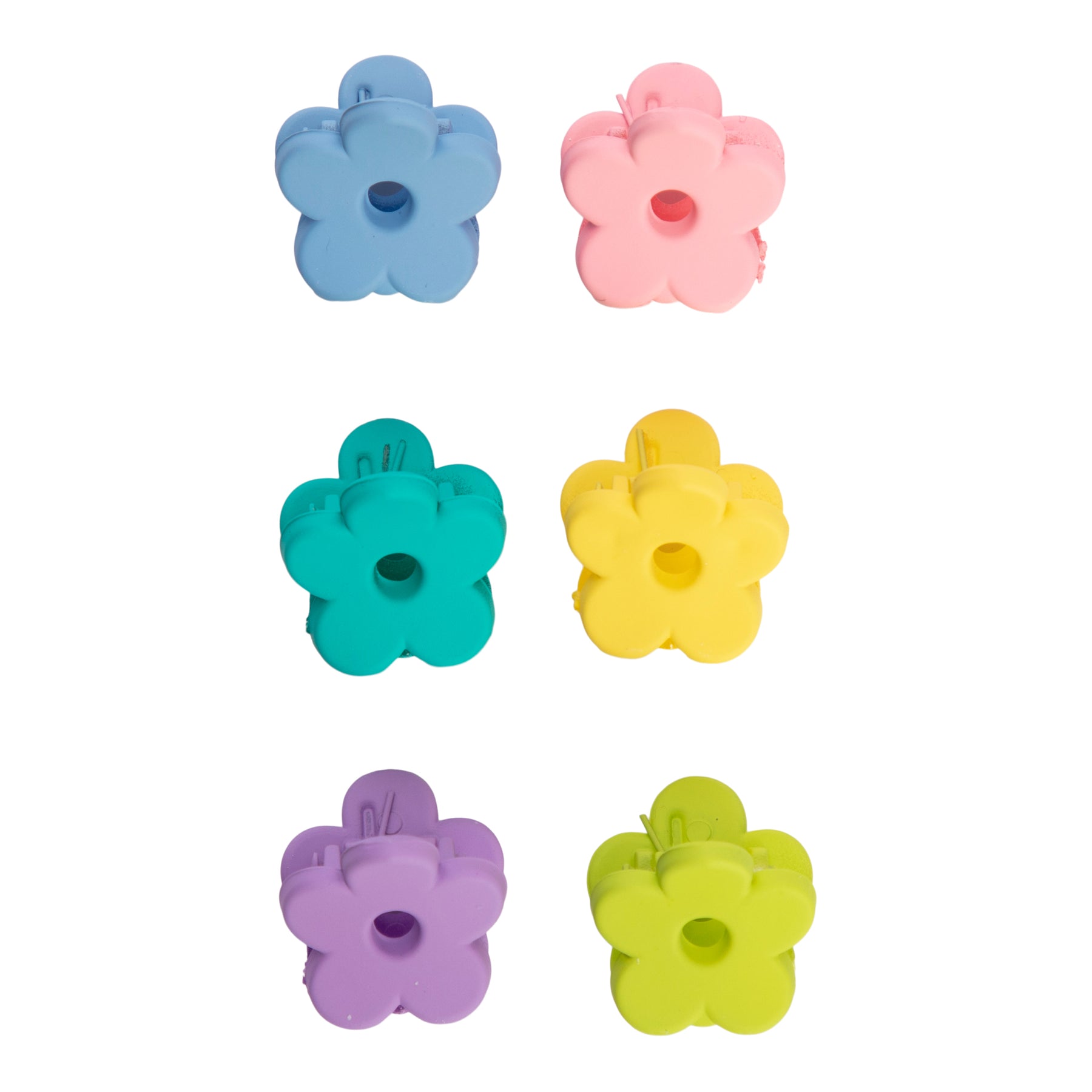 Set of 6 Small Bright Daffodil Clips