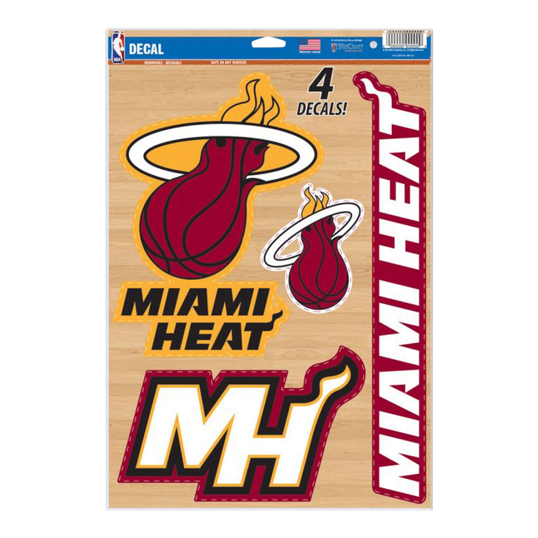 Miami Heat 11x17 Decal