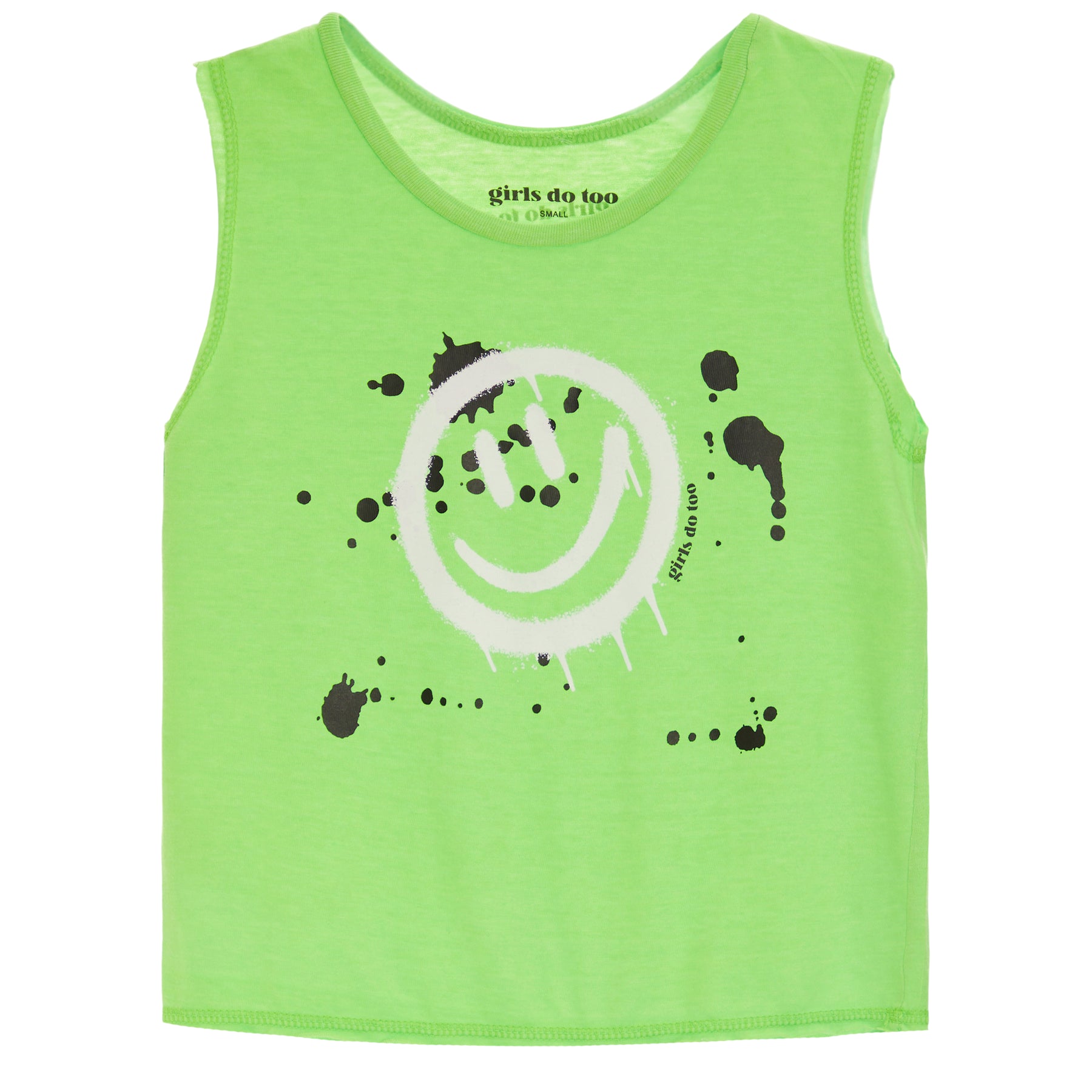 Splatter With Drippy Smile Tank