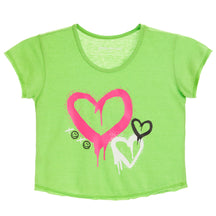 Multi Drippy Hearts Tee