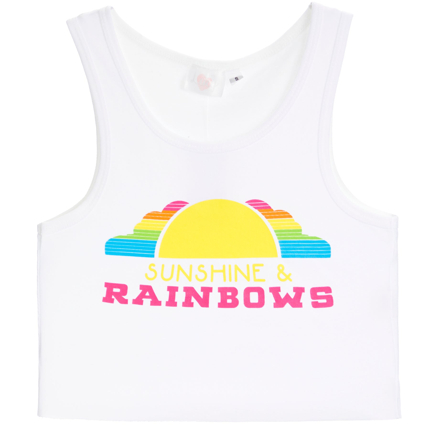 Sunshine & Rainbows Ribbed Tank