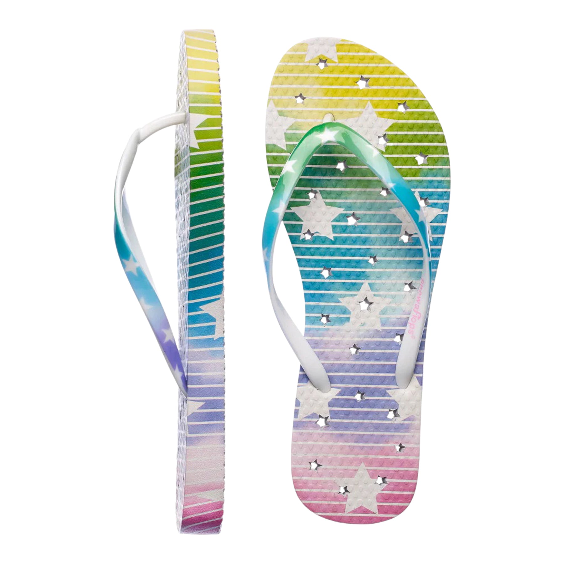 Rainbow Stars /Stripes Showerflops