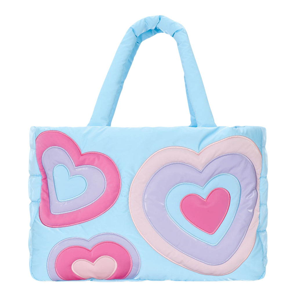 Happy Hearts Puffy Weekender