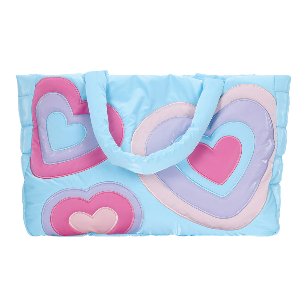 Happy Hearts Puffy Weekender